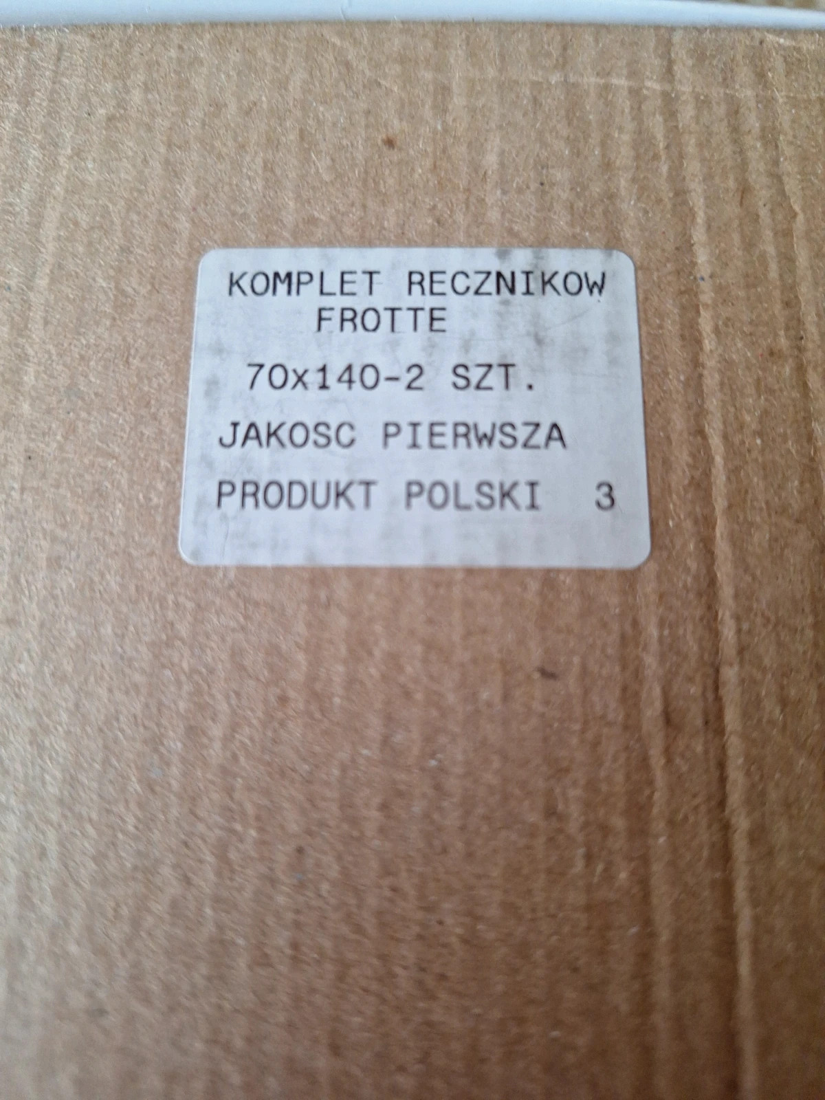 Komplet ręczników