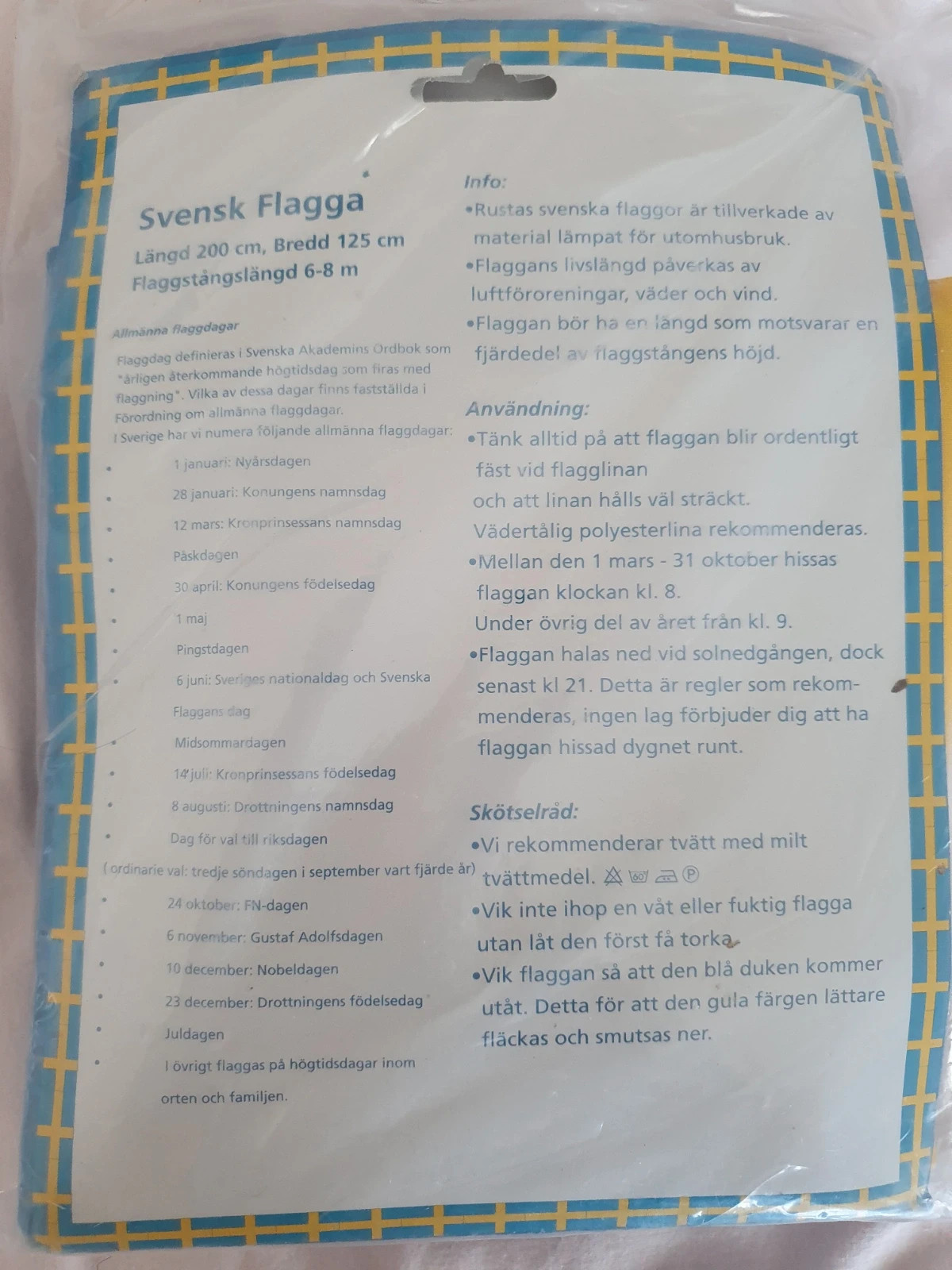 Svensk flagga