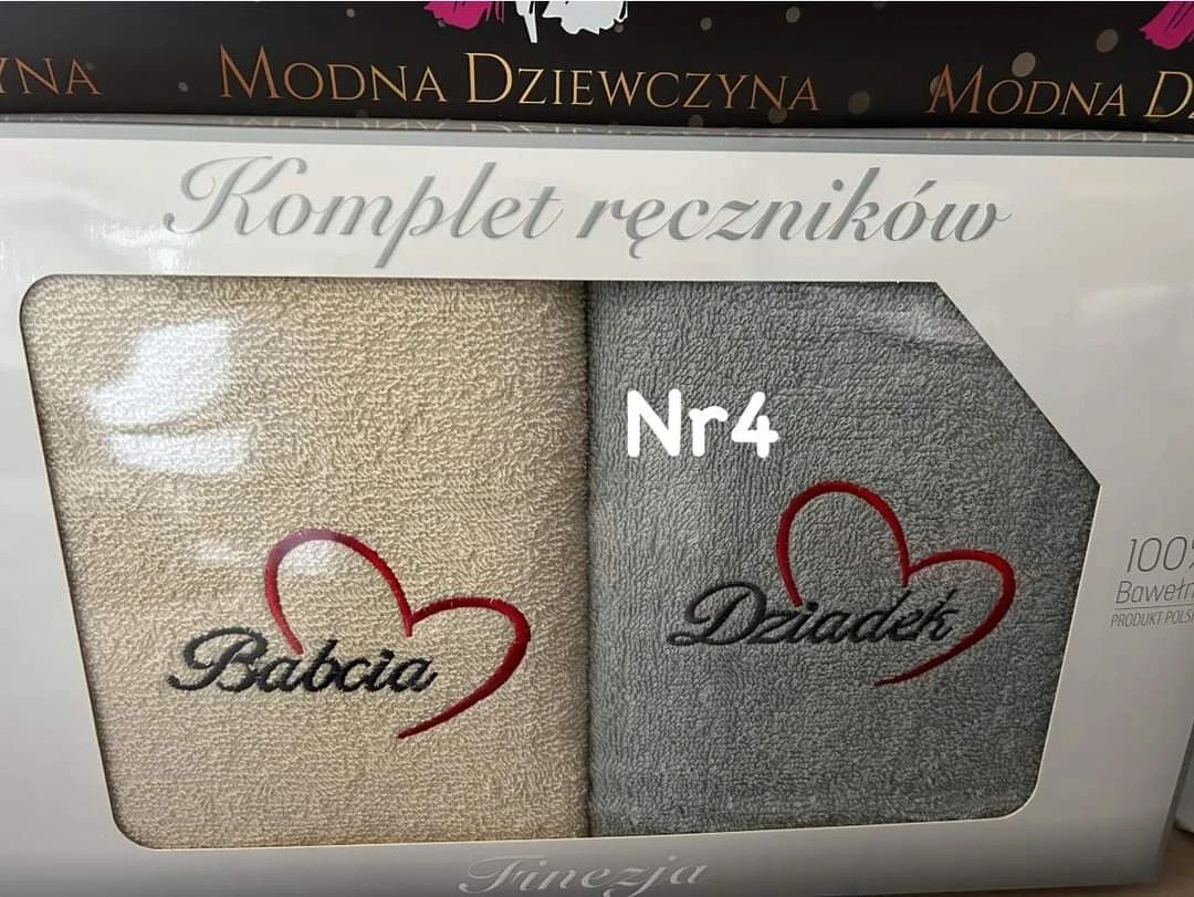 Ręczniki Dzień babci i dziadka