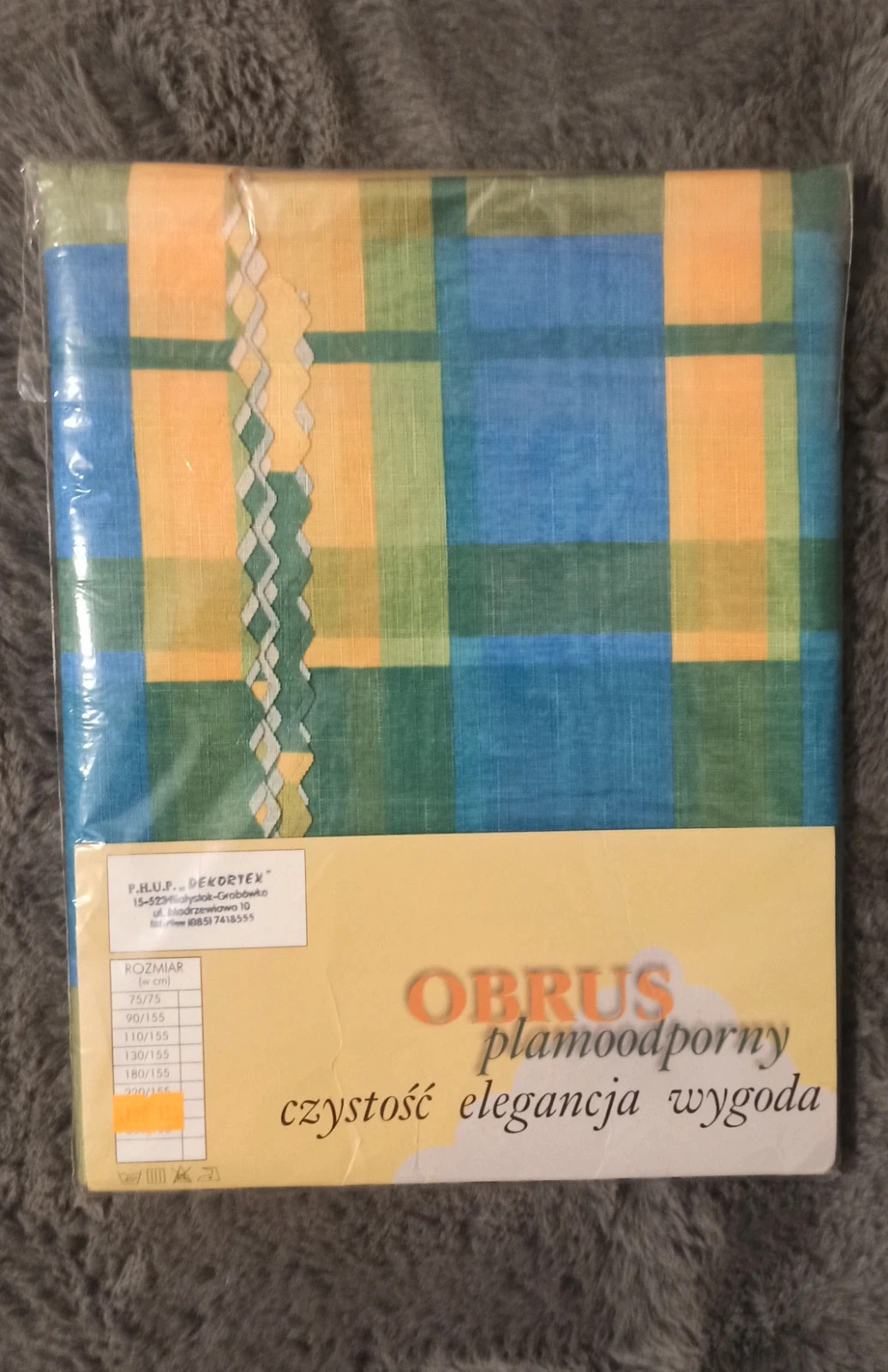 Obrus plamoodporny 120 x 155