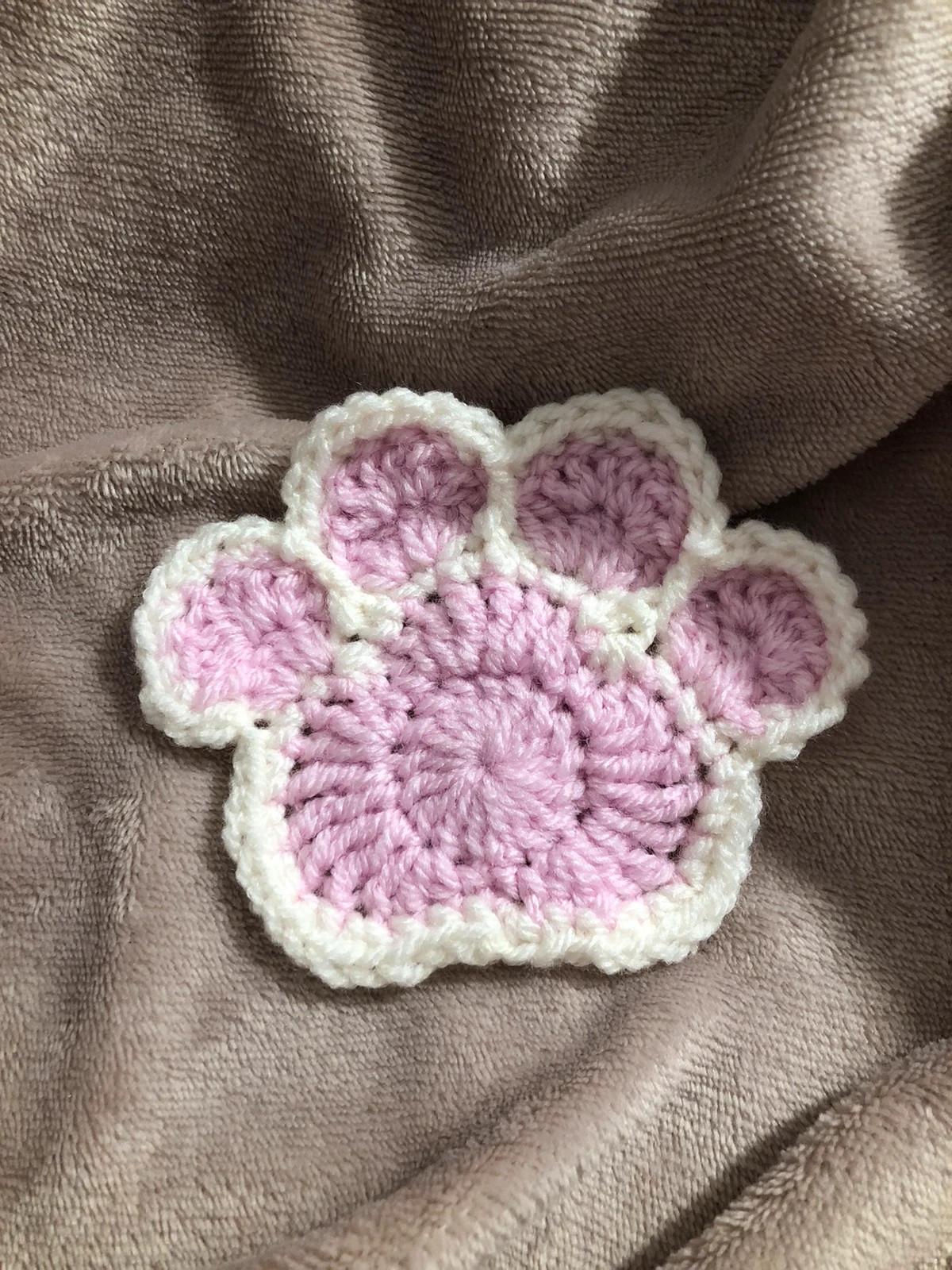 podkładka pod kubek crochet łapka