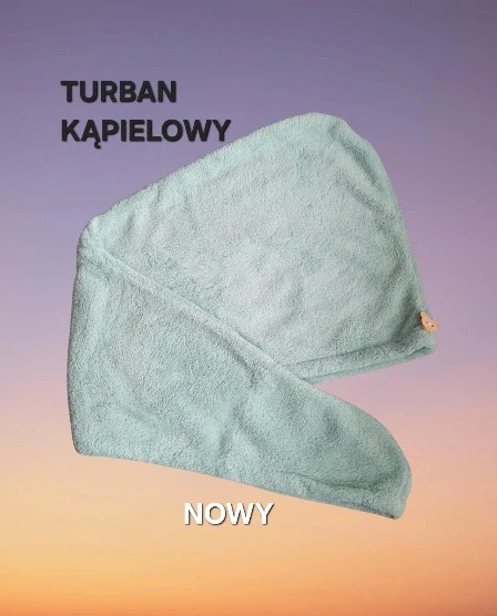 Turban kąpielowy z mikrofibry