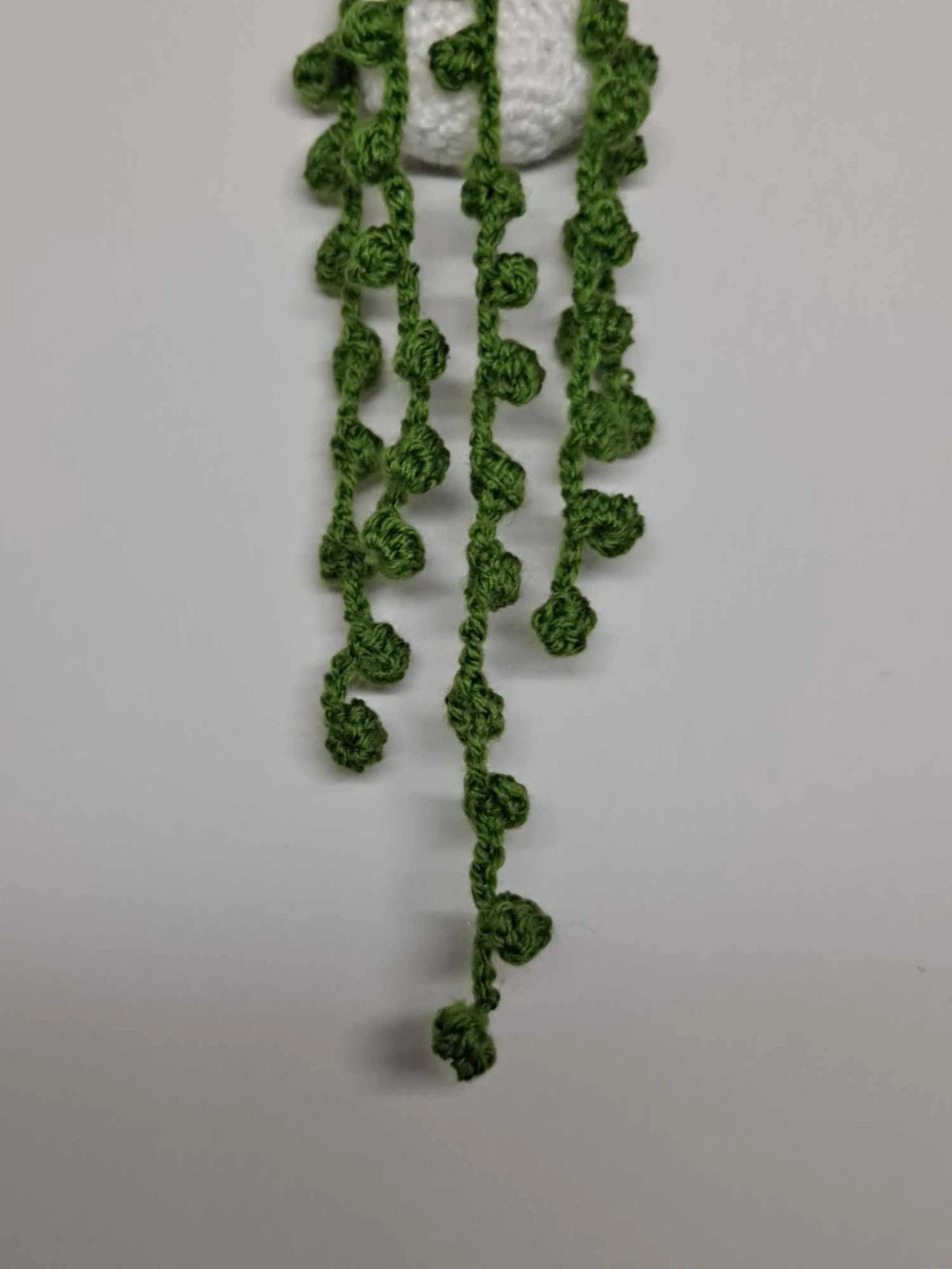 Crochet plant roślinka na szydelku prezent do auta