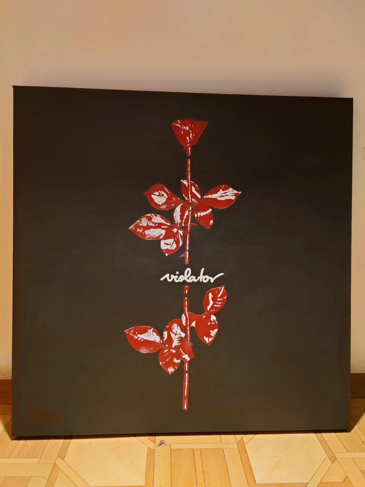 "violator" depeche mode 50x50 werniksowany