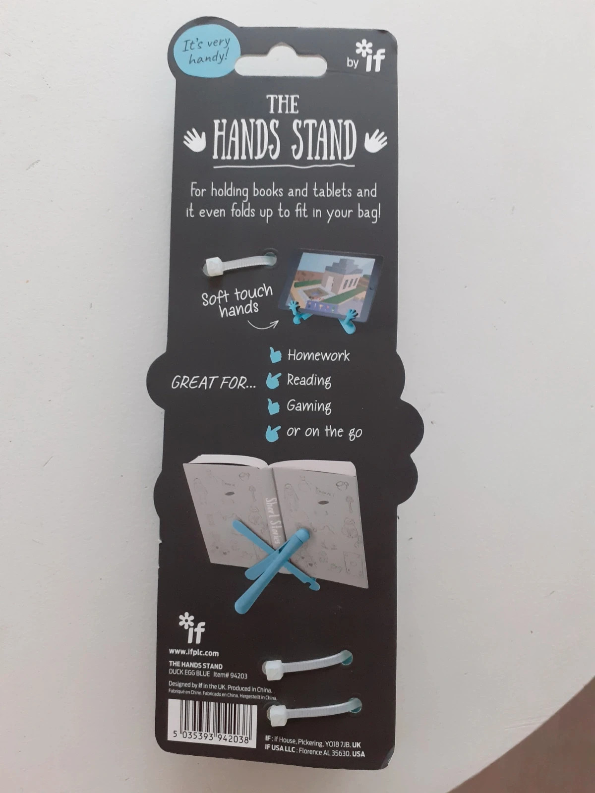 Hands free book stand