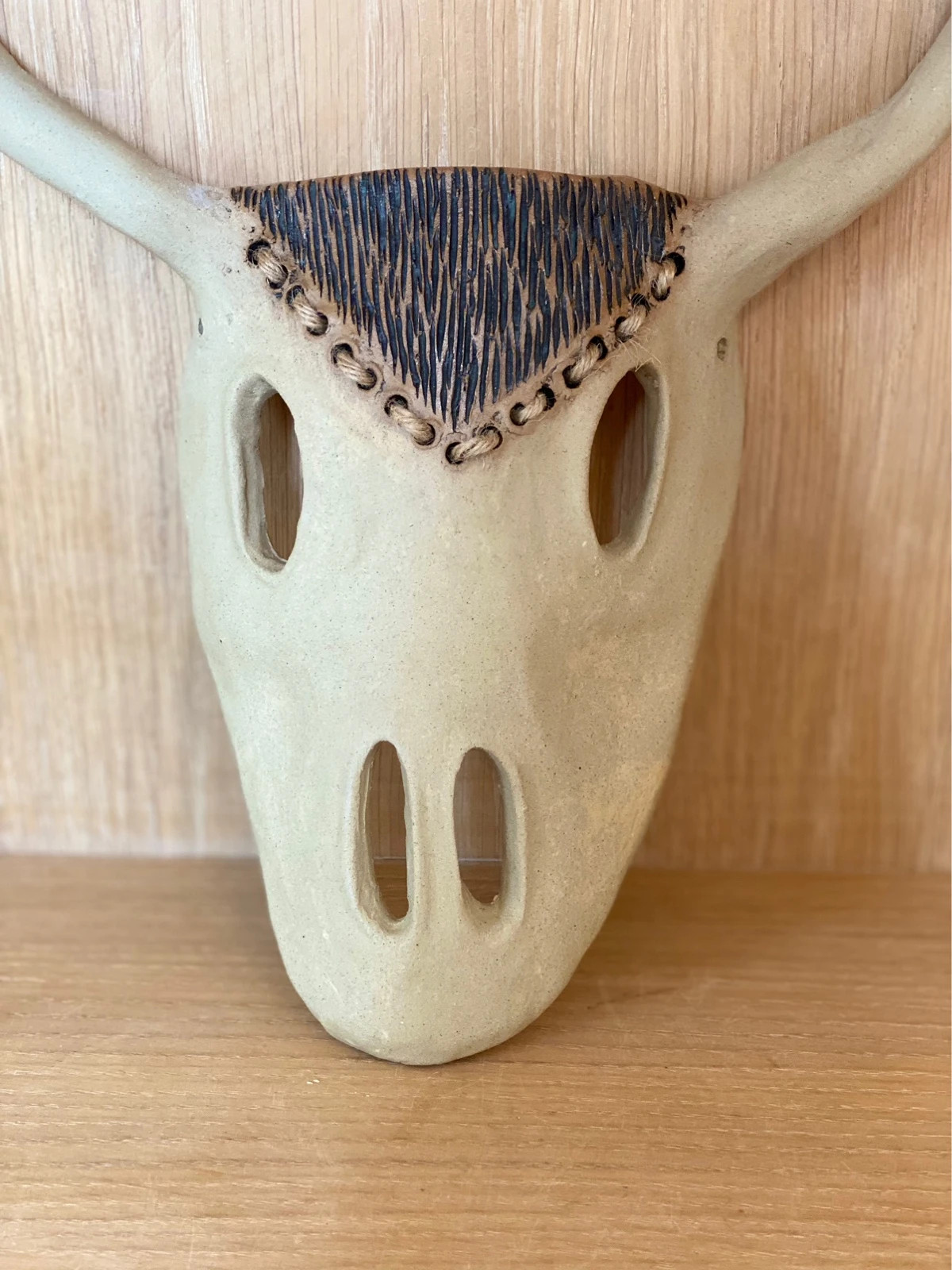 Ceramic animal skull