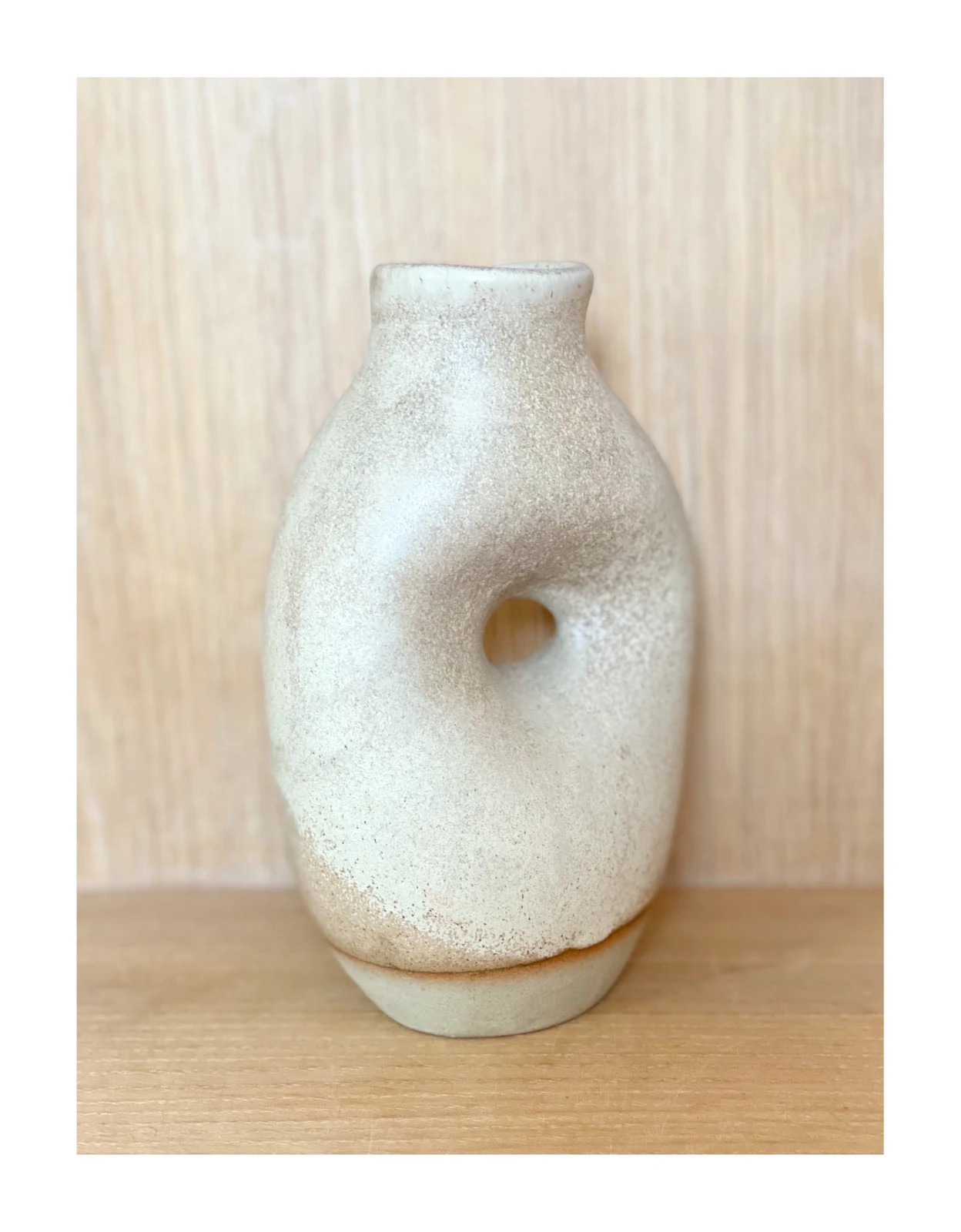 Handmade ceramic vase