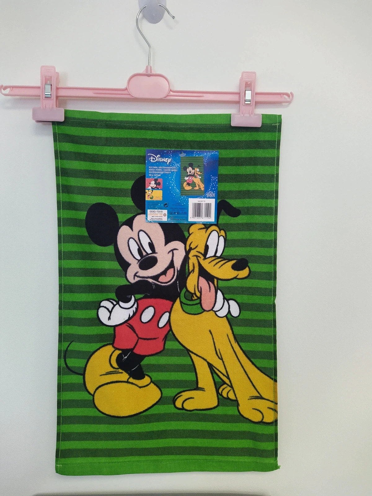 Nowy Ręczniki bawełniany Myszka Mickey 30x50 Miki