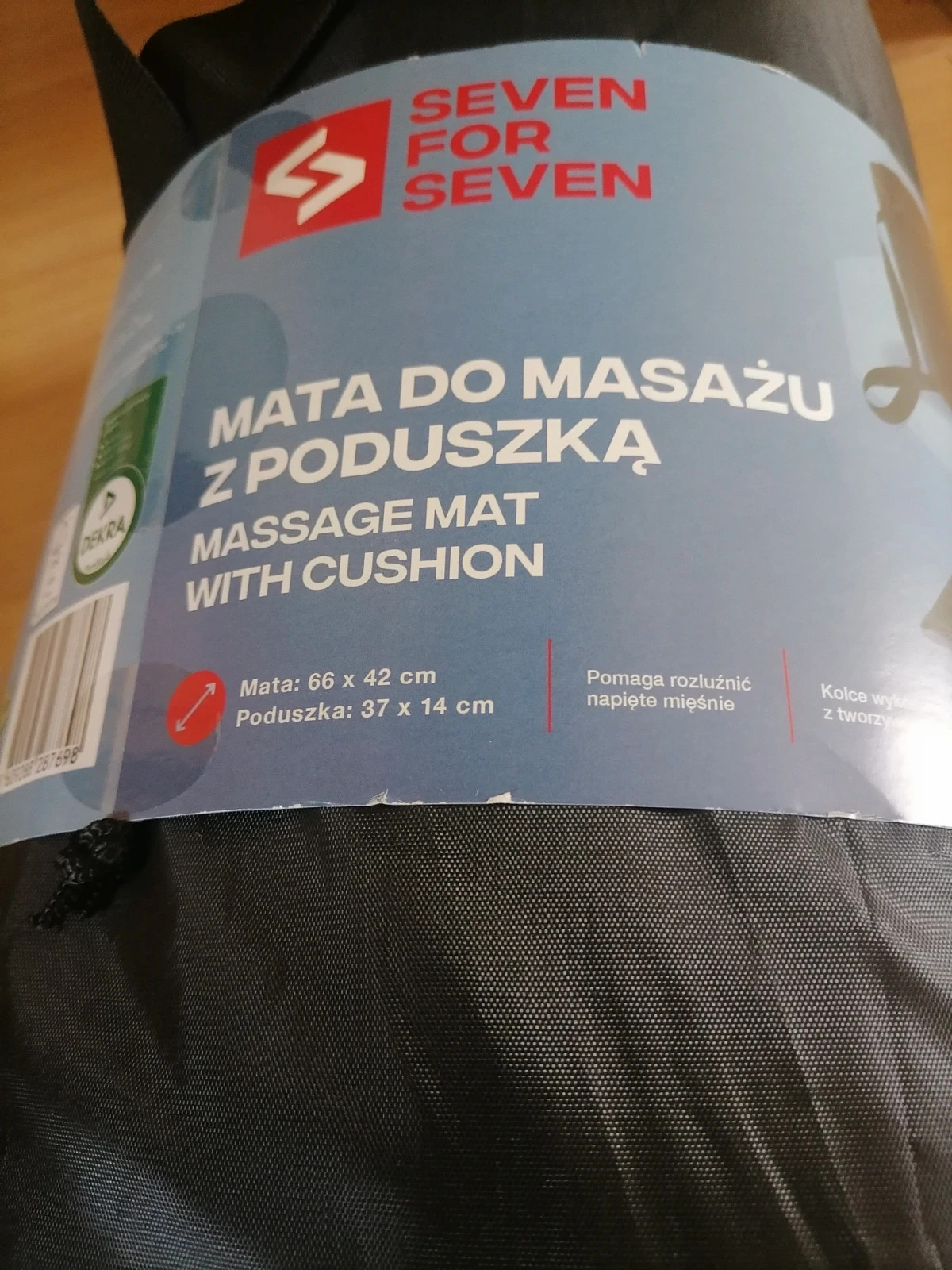 Mata do masażu akupresury czarna