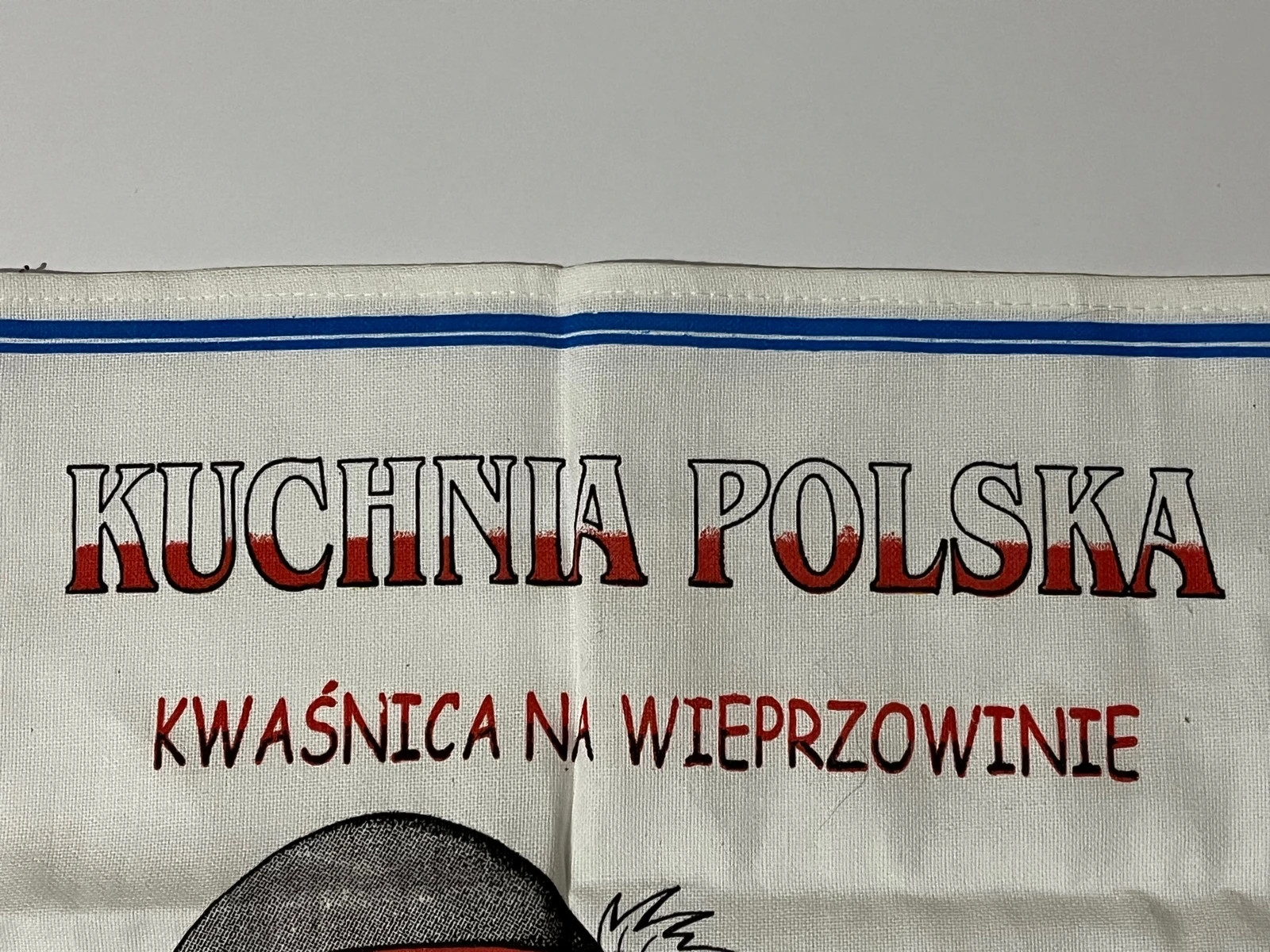 Serwetka kuchenna ściereczka regionalna / góral / przepis na kwaśnicę