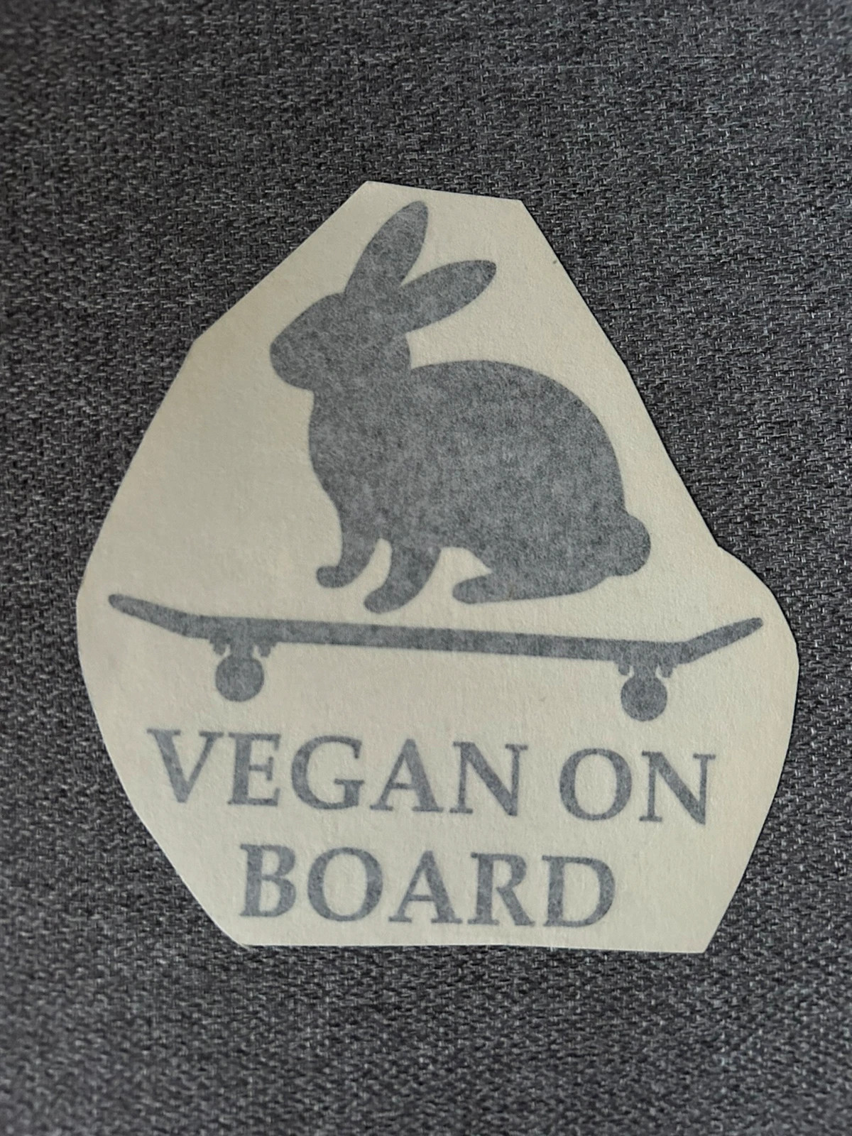 Wegańska naklejka na samochód // Vegan sticker