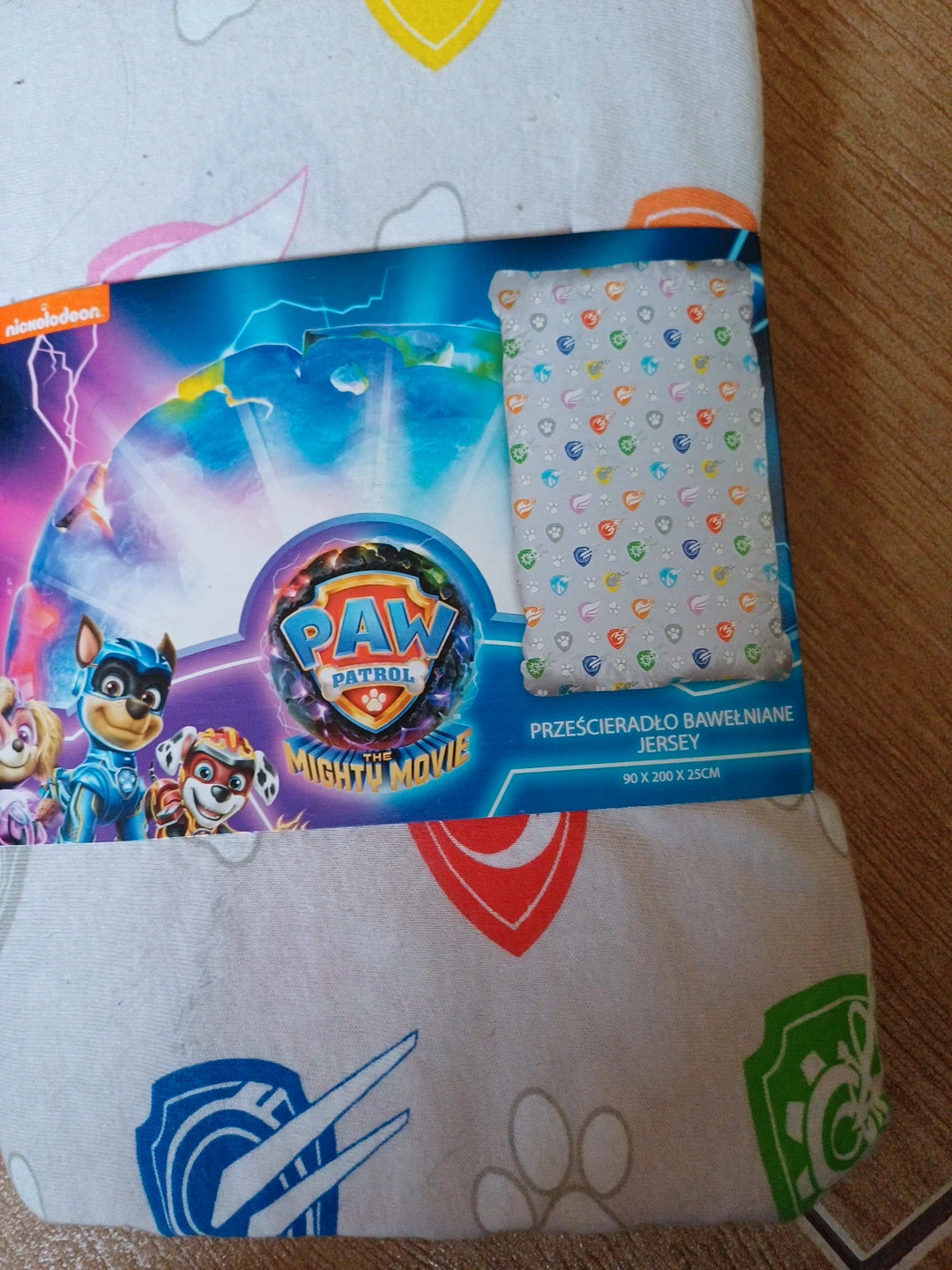 Prześcieradła 90x200 bawełniane paw patrol