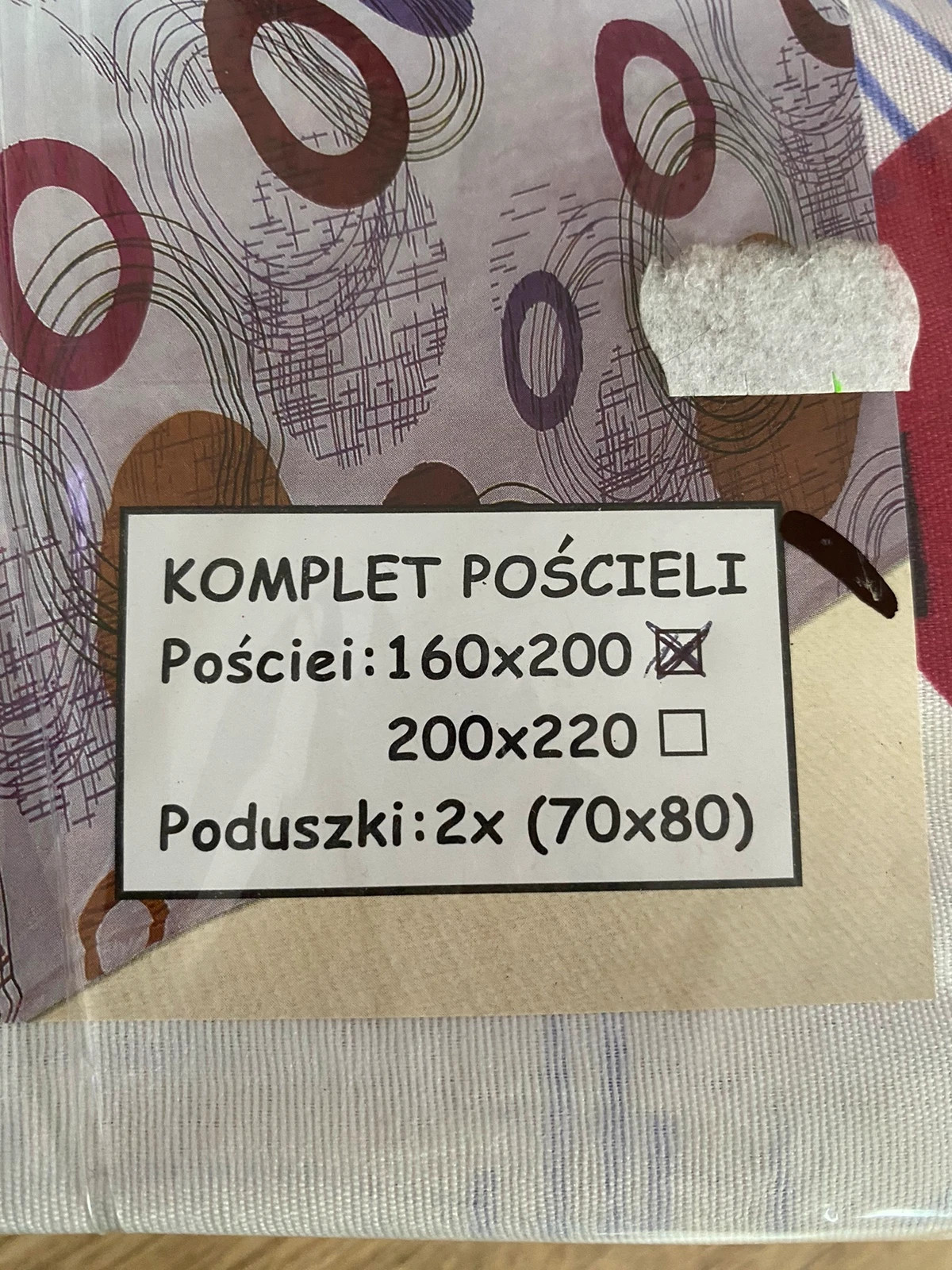 Komplet pościeli bawełnianej