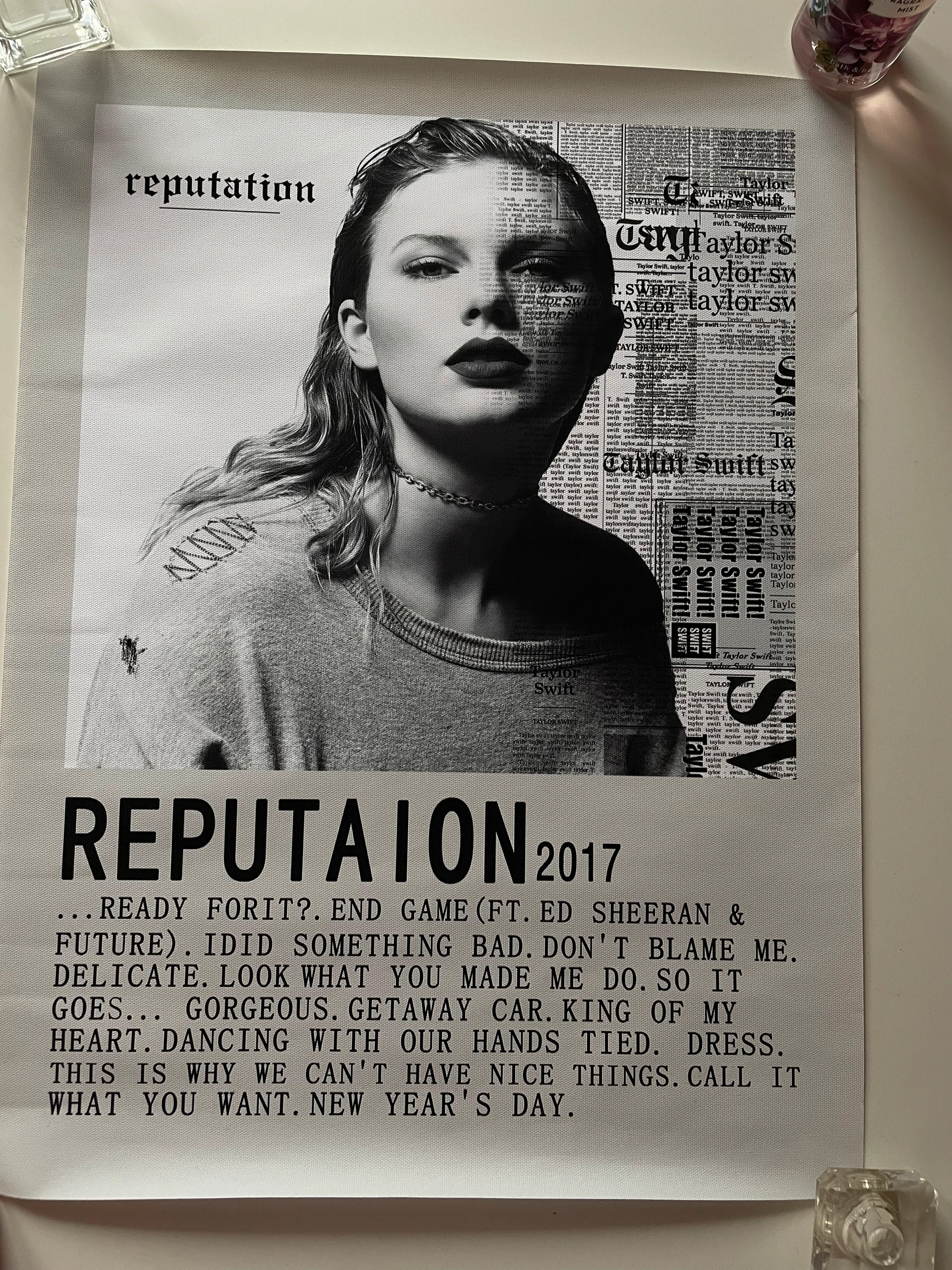 Plakat Reputation Taylor Swift