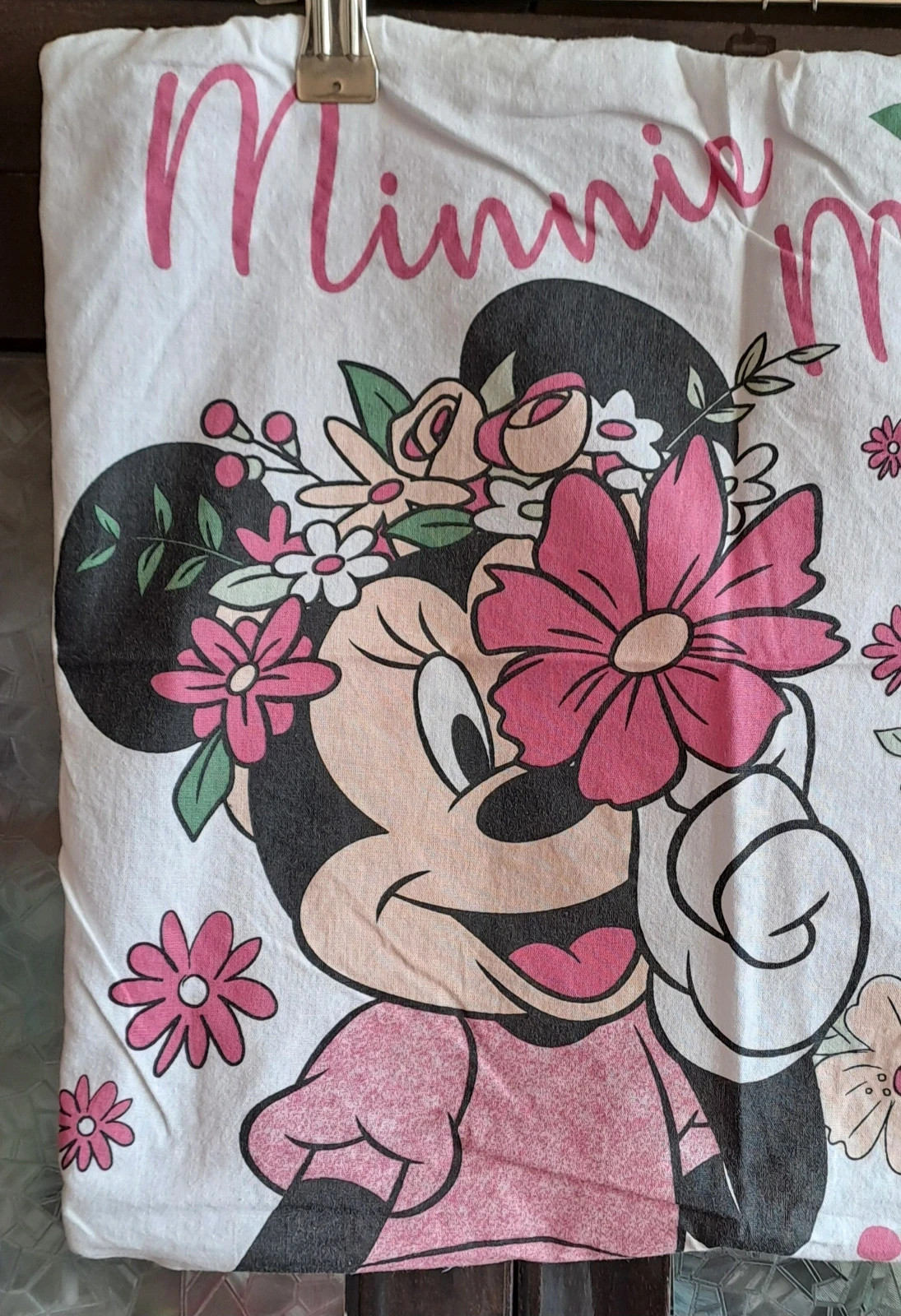 Poszewka na poduszkę jasiek disney mini Mouse faro bawełna 100 % myszka kwiaty kwiatki