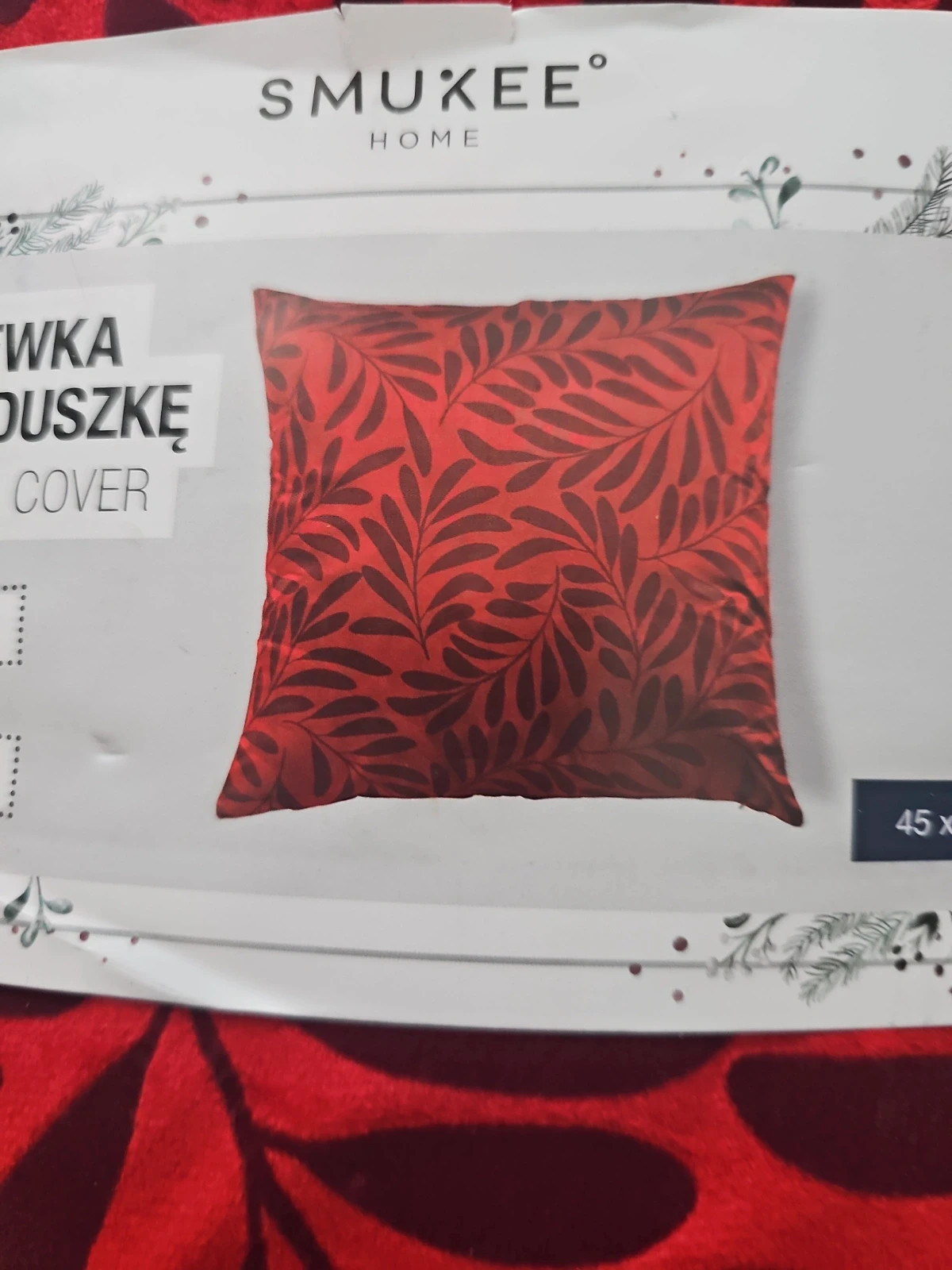 Smukee home poszewka na poduszkę 45x45 nowa