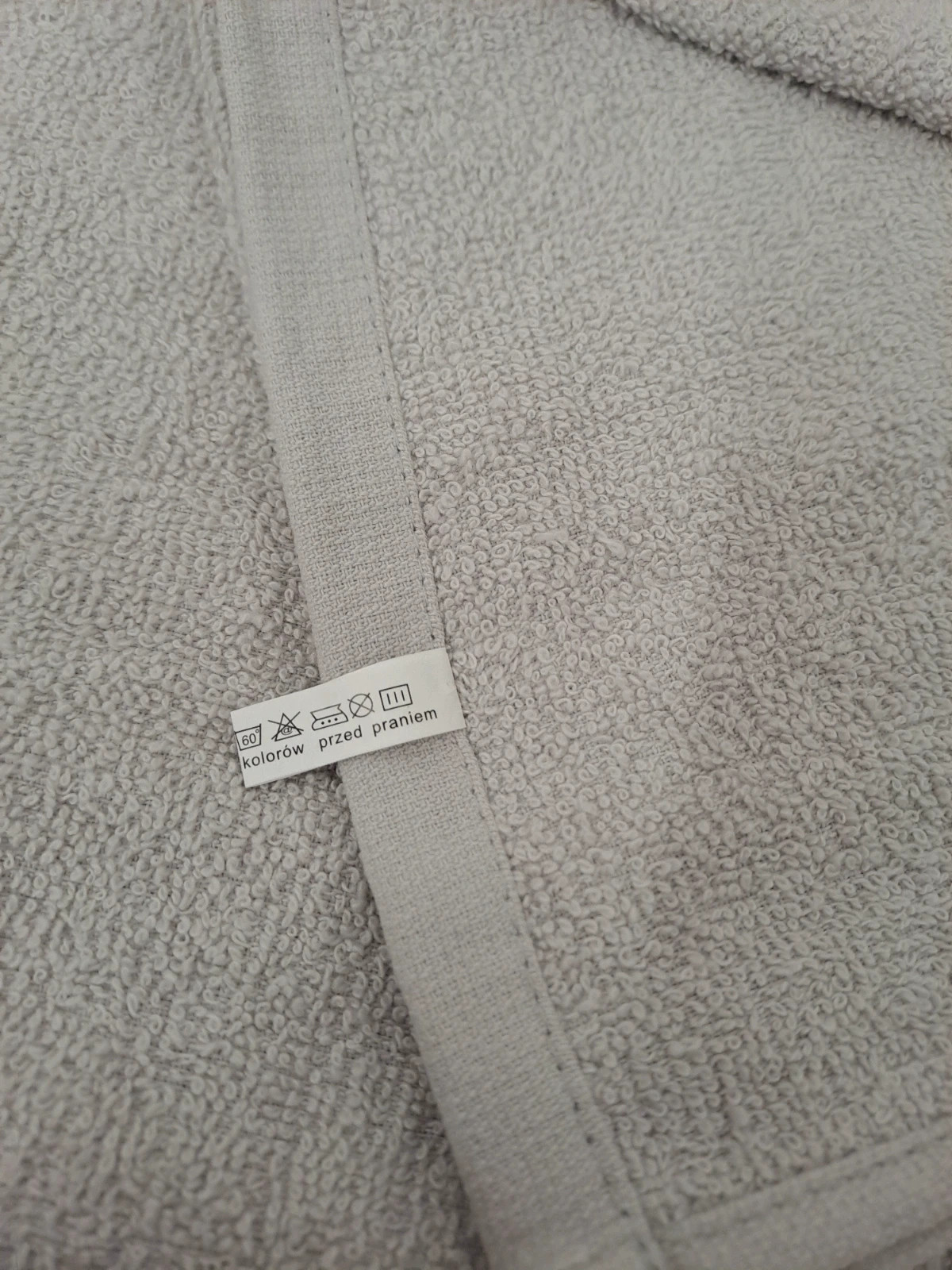 Ręcznik 70x140 Bawełna jasny szary
