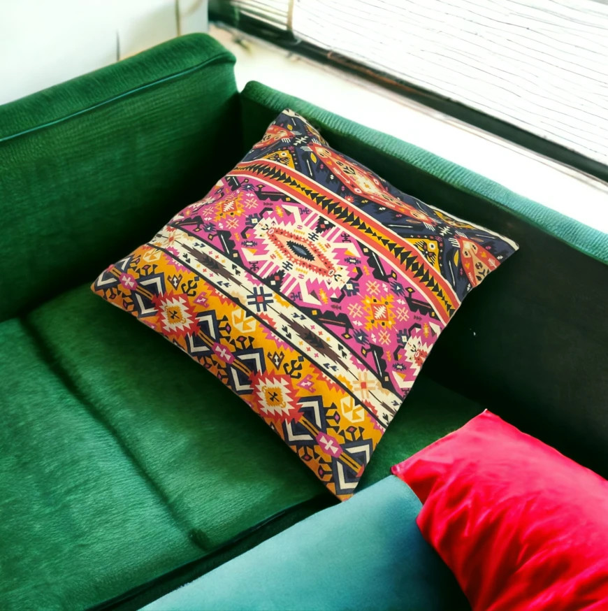 Boho Pillowcase Eco-Friendly Bohemian Hippie Unique Home Decor Pillow Cover