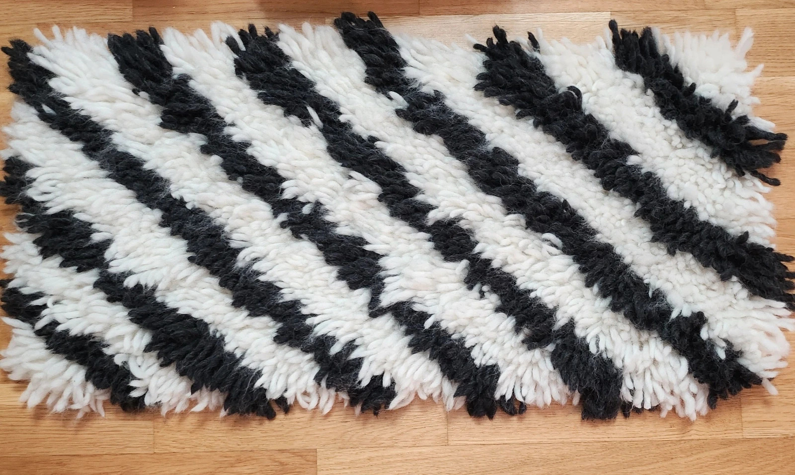 Zebra Crossing handmade mat