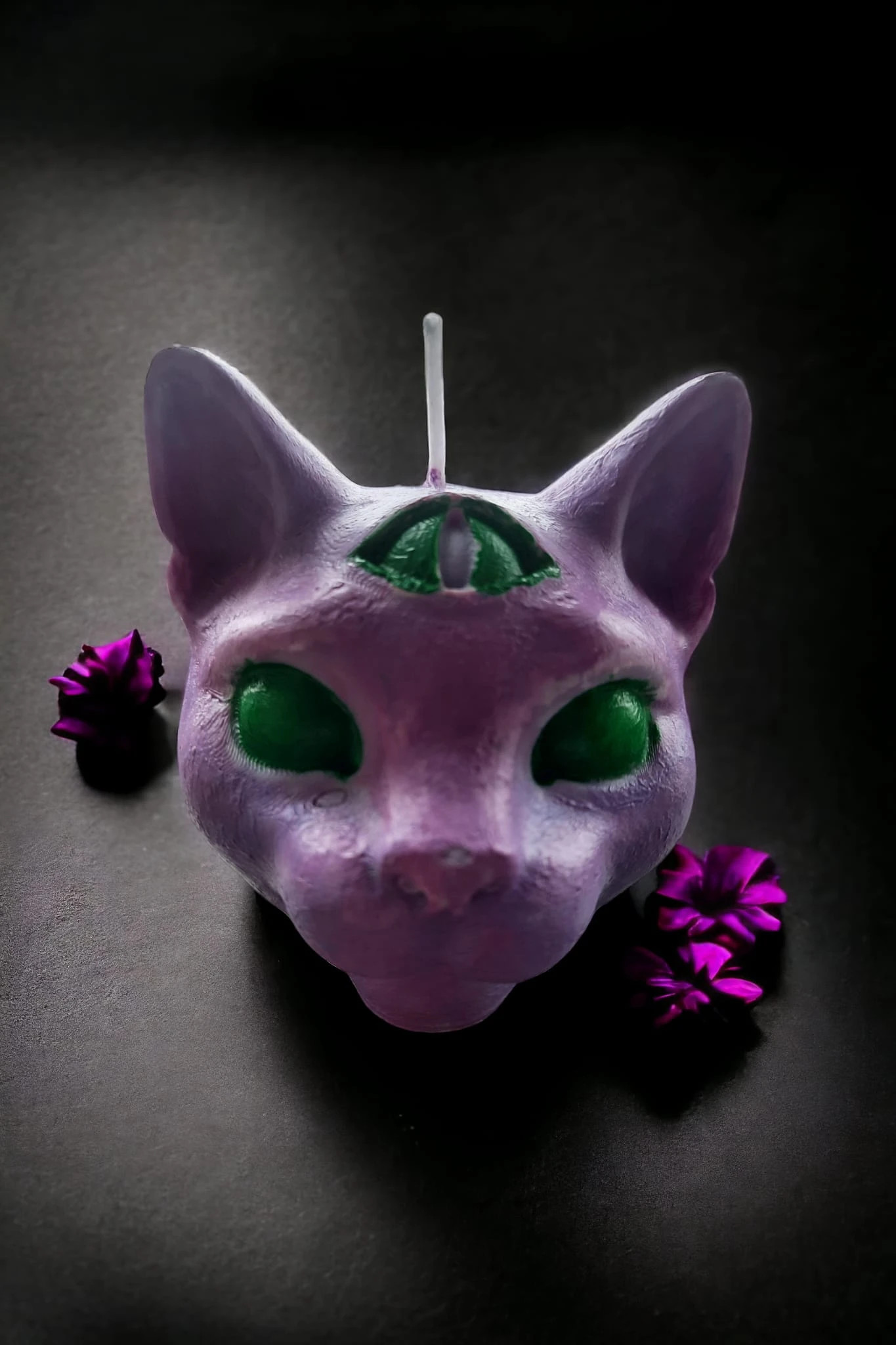 Soy Candle Cat Kot Świeczka Magic Goth Fairycore