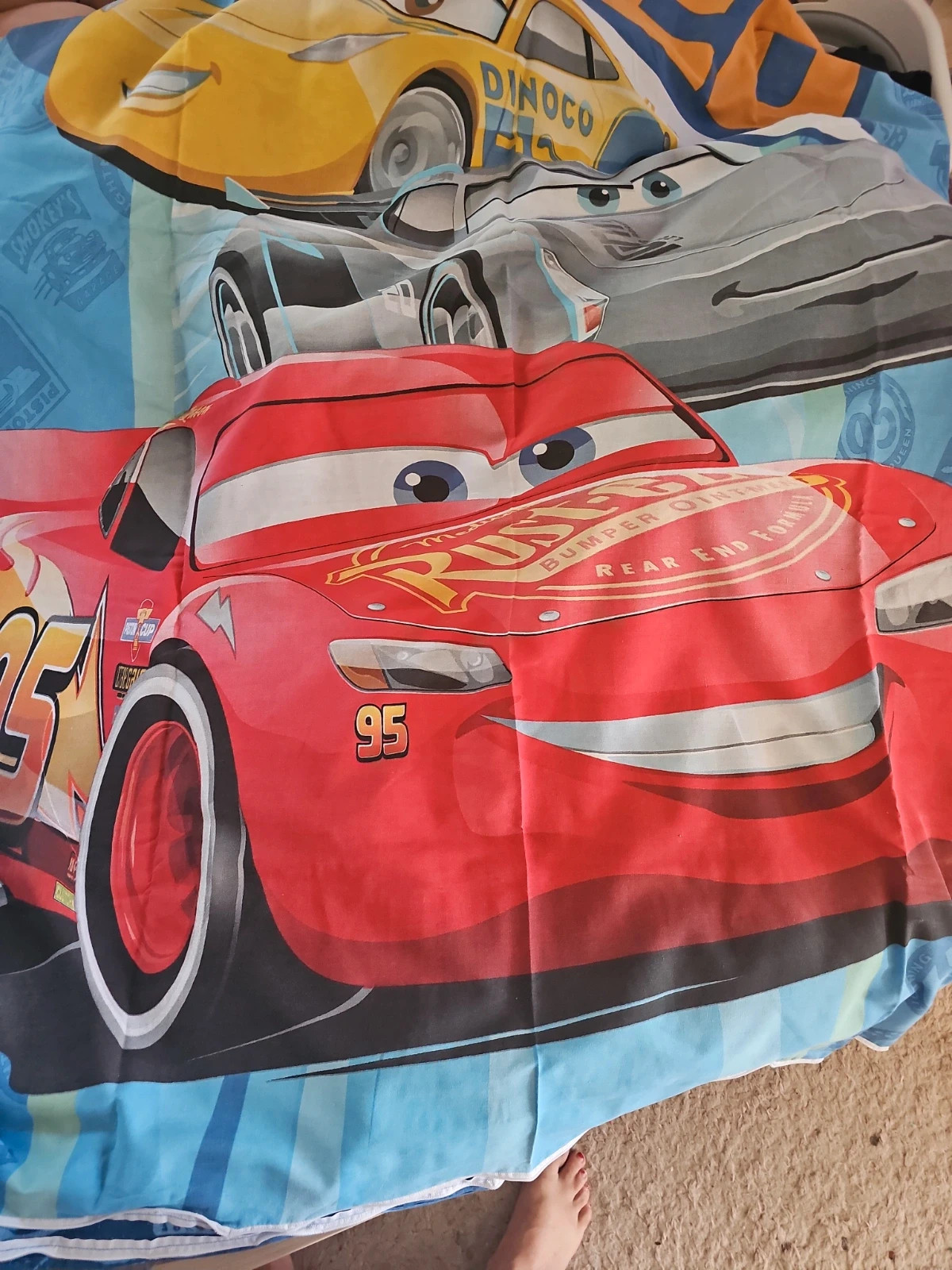 Komp poszwa+poszewka Mcqueen