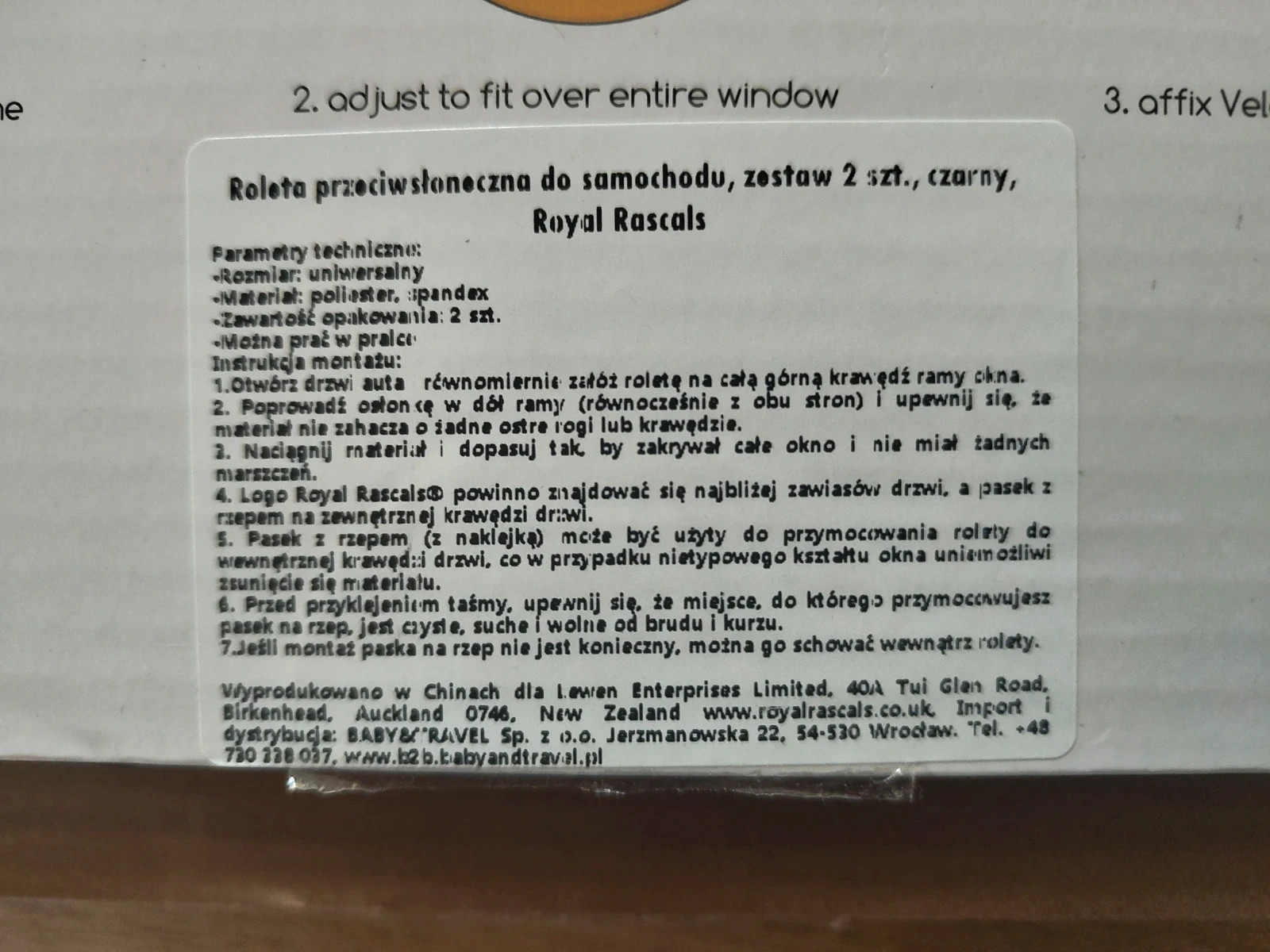 Rolety przeciwsłoneczne do samochodu Royal Resccals