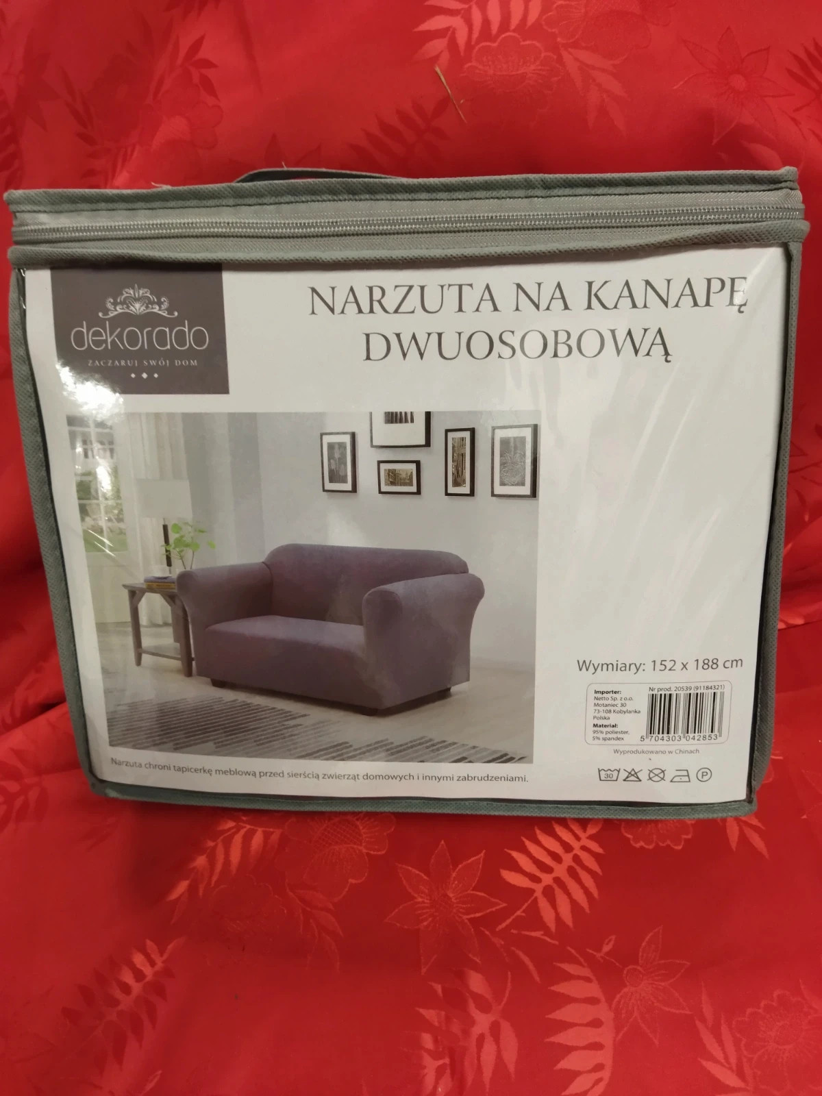 Narzuta na kanapę dwuosobową