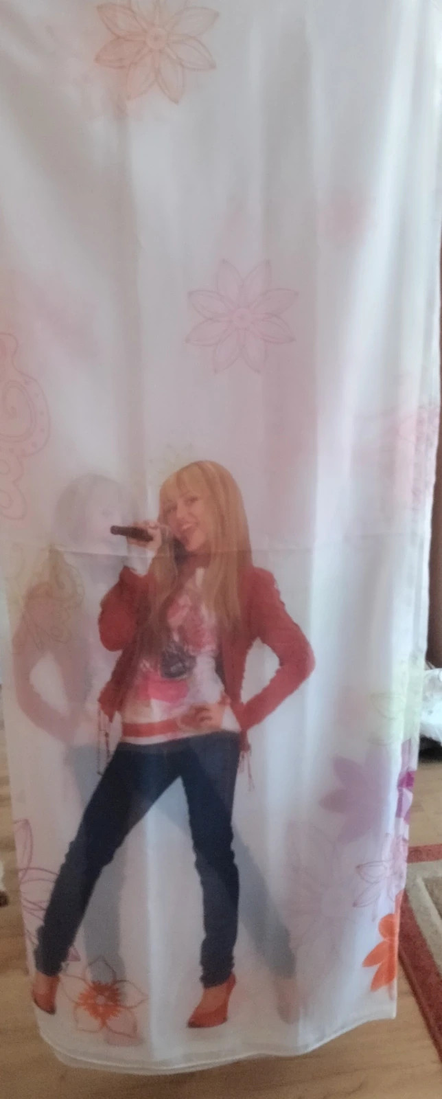 Firanka do pokoju dziewczęcego Hannah Montana