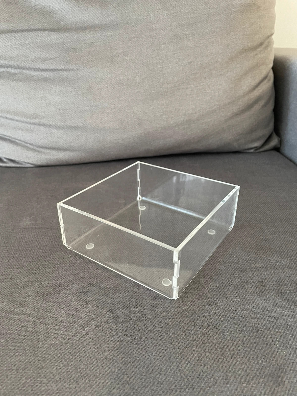 Pudełko na obrączki akrylowe pleksi plexi przezroczyste