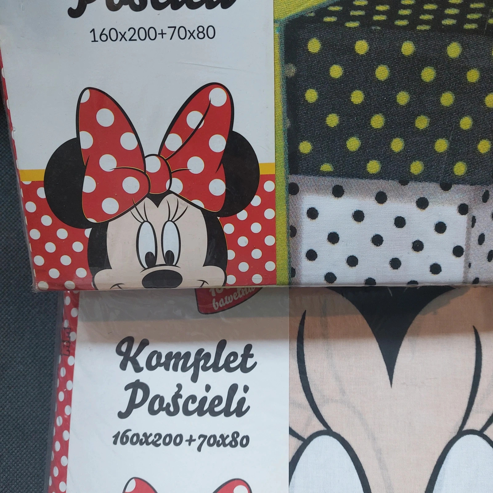 Dwa nowe komplety pościeli Minnie Mouse