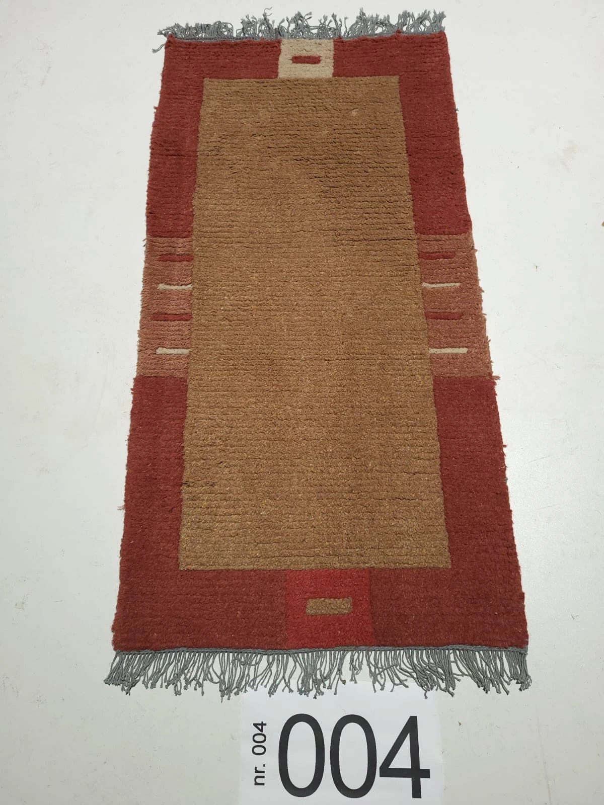 Indyjski przepiękny piękny naturalny dywan wełniany Handmade Indie 70x140