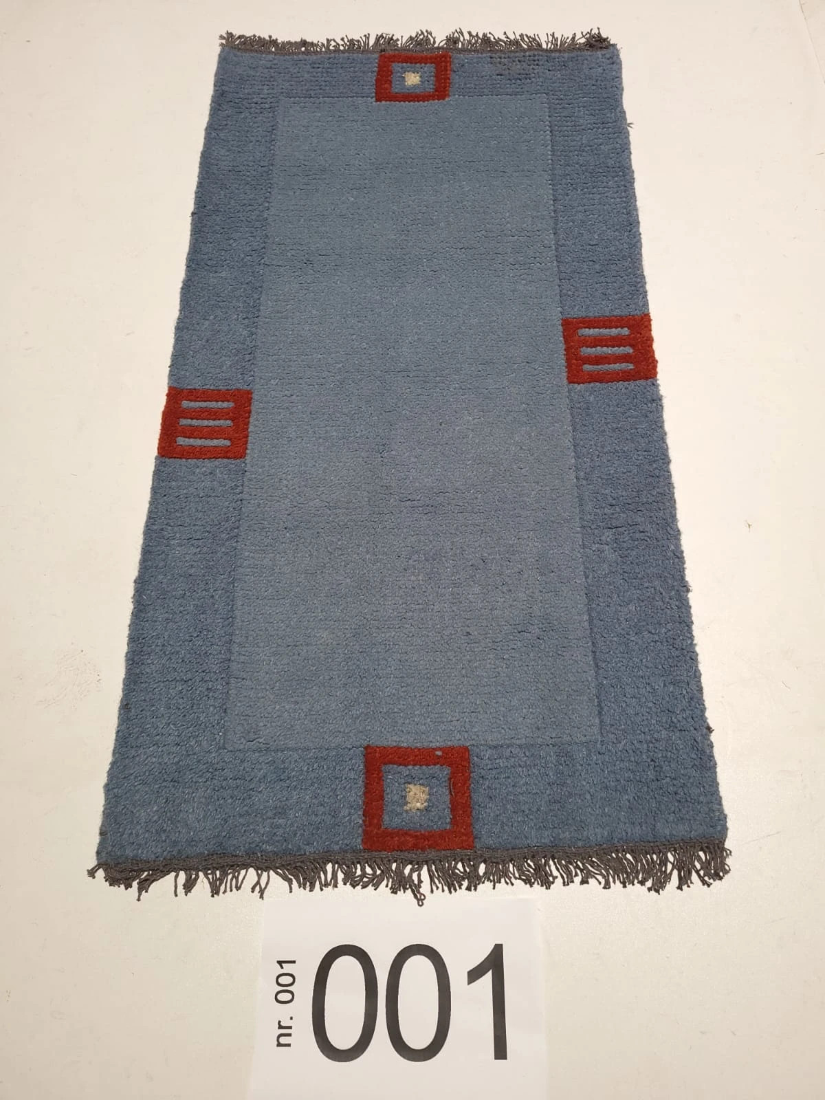 Naturalny indyjski dywan wełniany Handmade 70x140 cm dywanik klęcznik