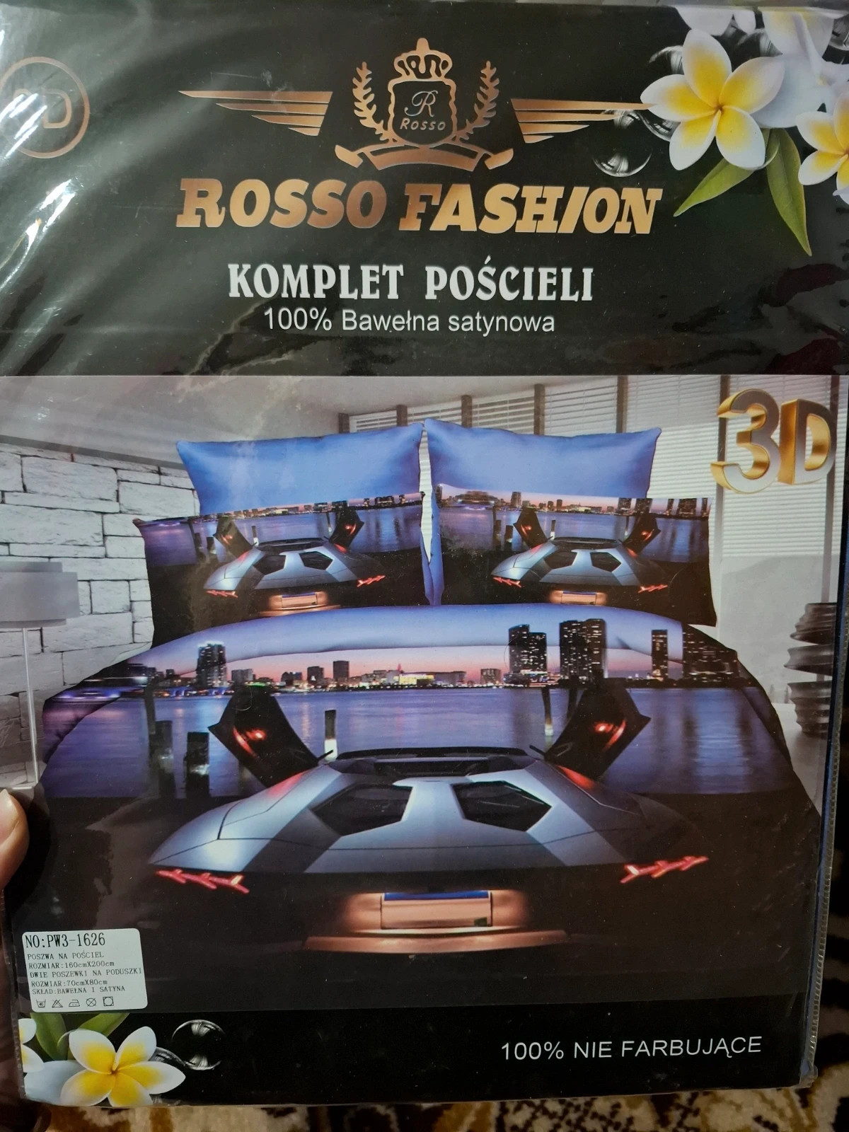 Komplet pościeli auto 160 x 200