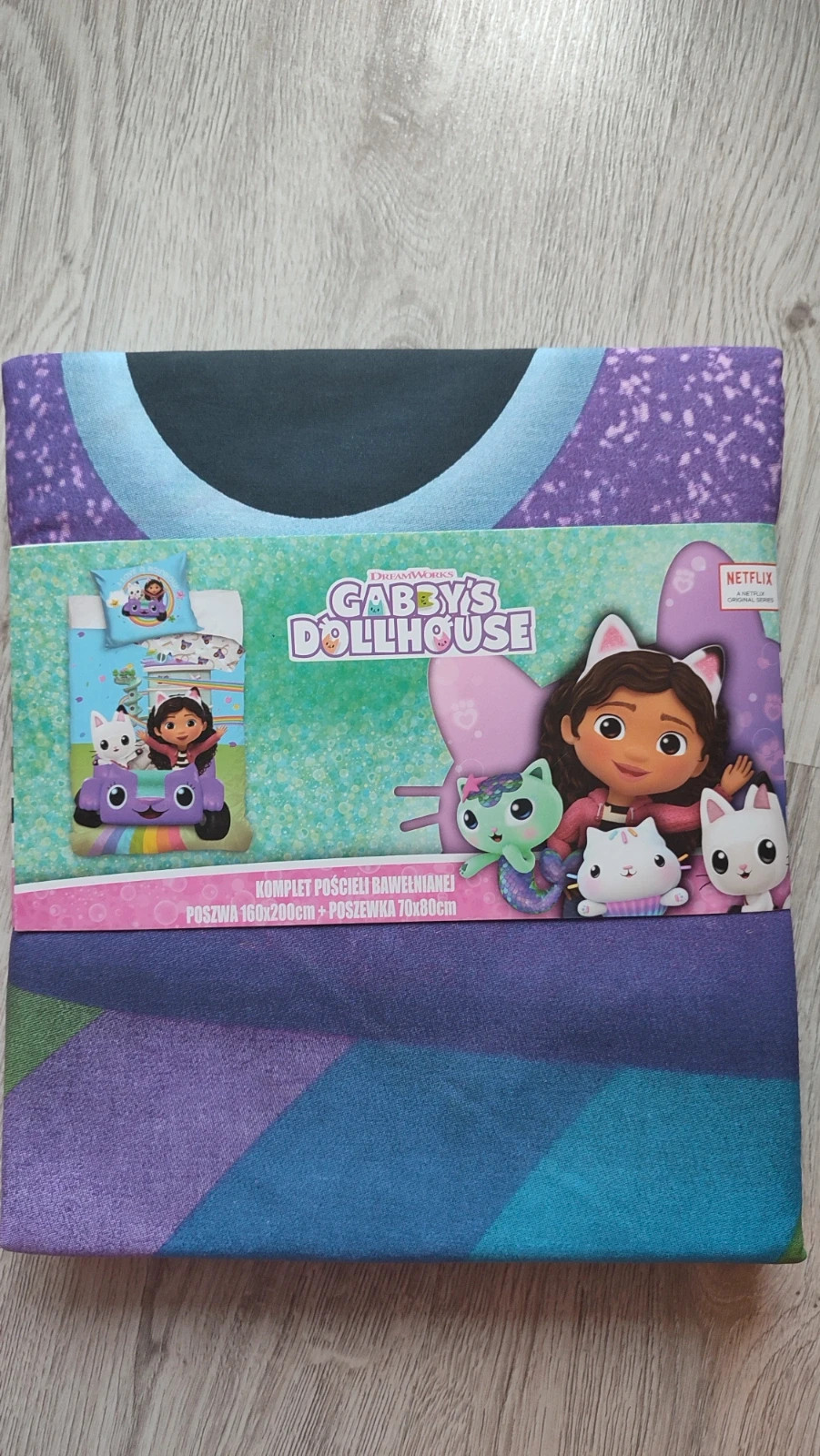 Komplet pościeli Koci domek Gabi Gabbys dollhouse 160 x 200