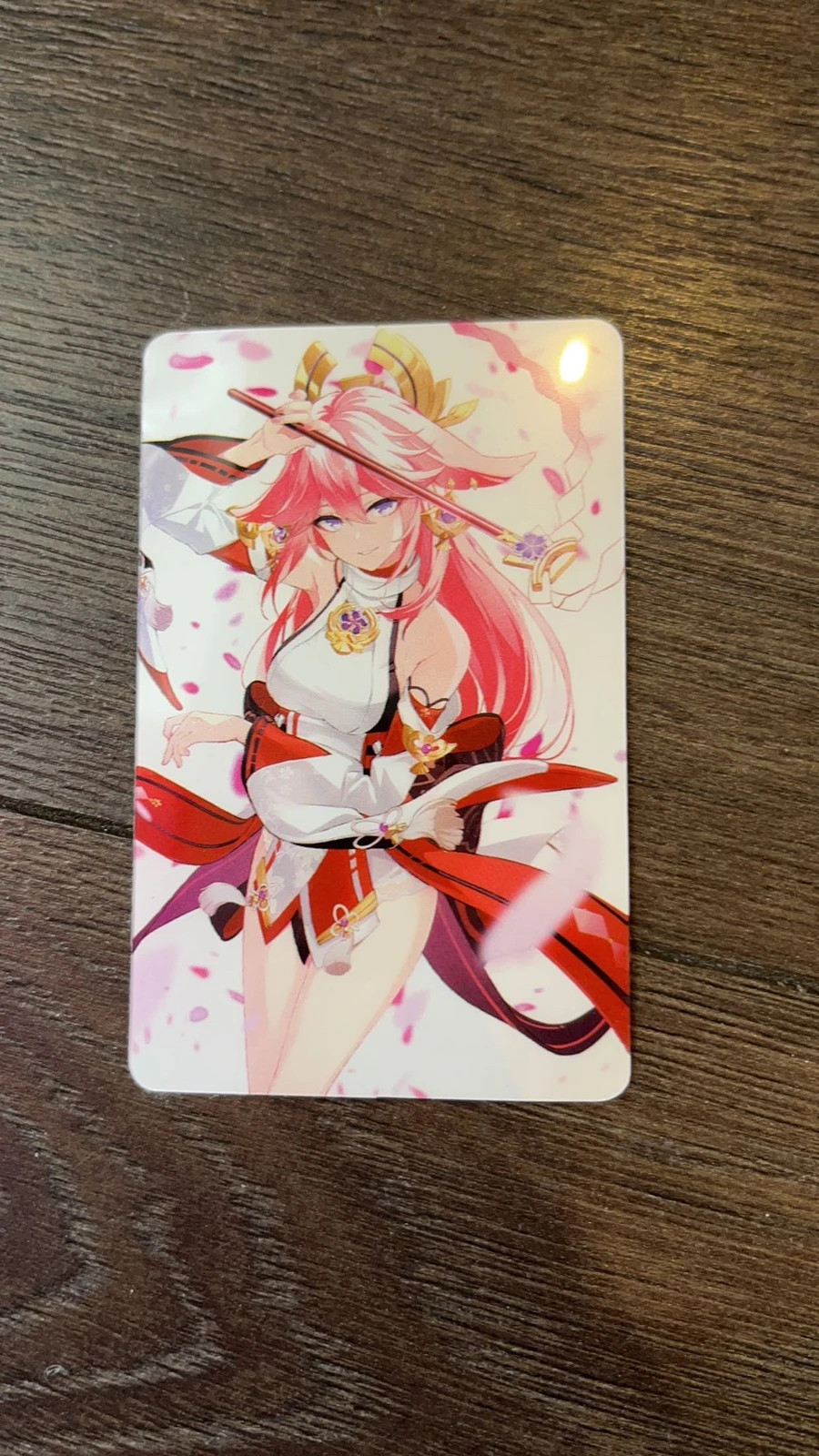 Genshin Impact Yae Miko photocard