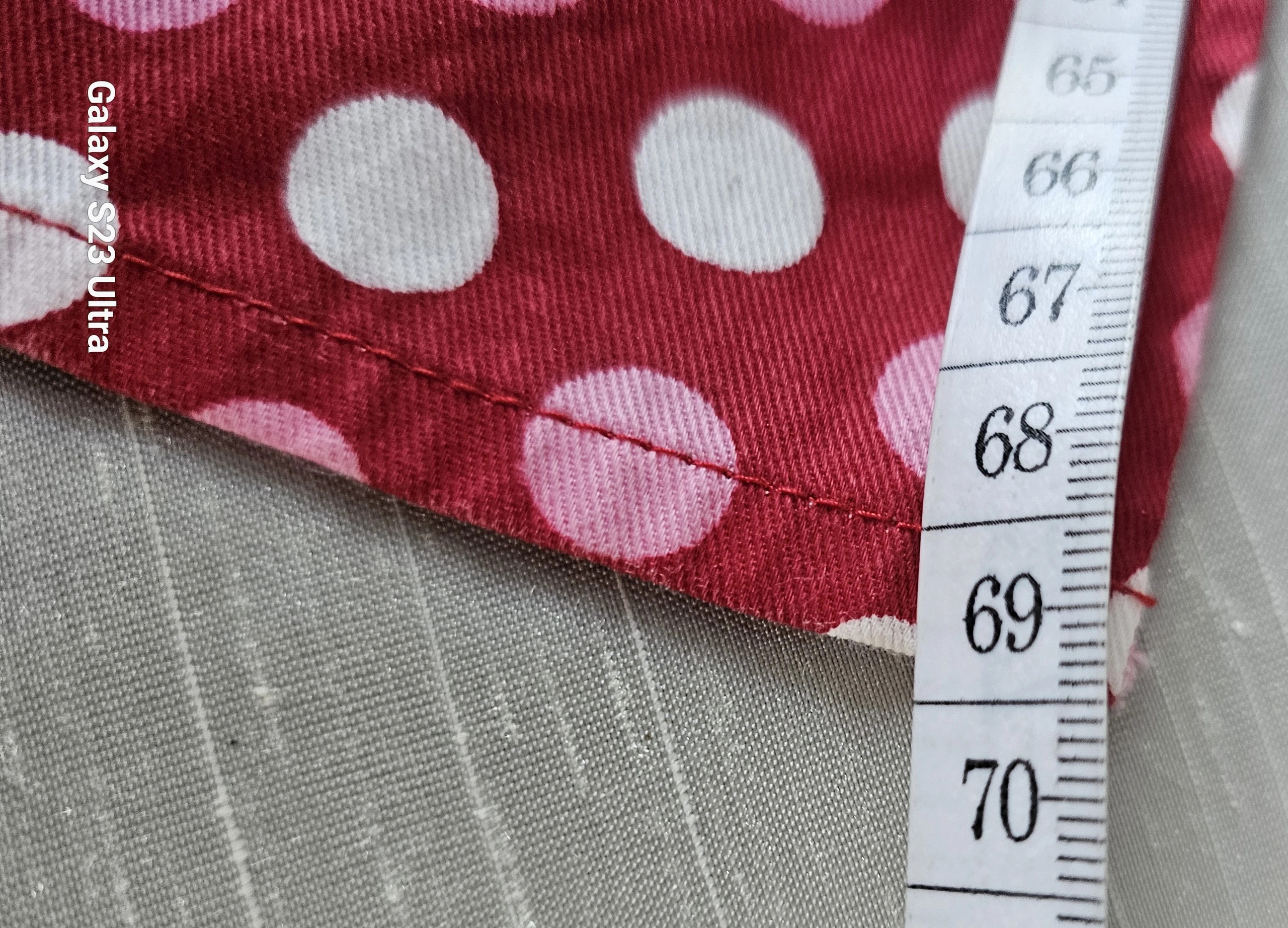 Polka dot cloth