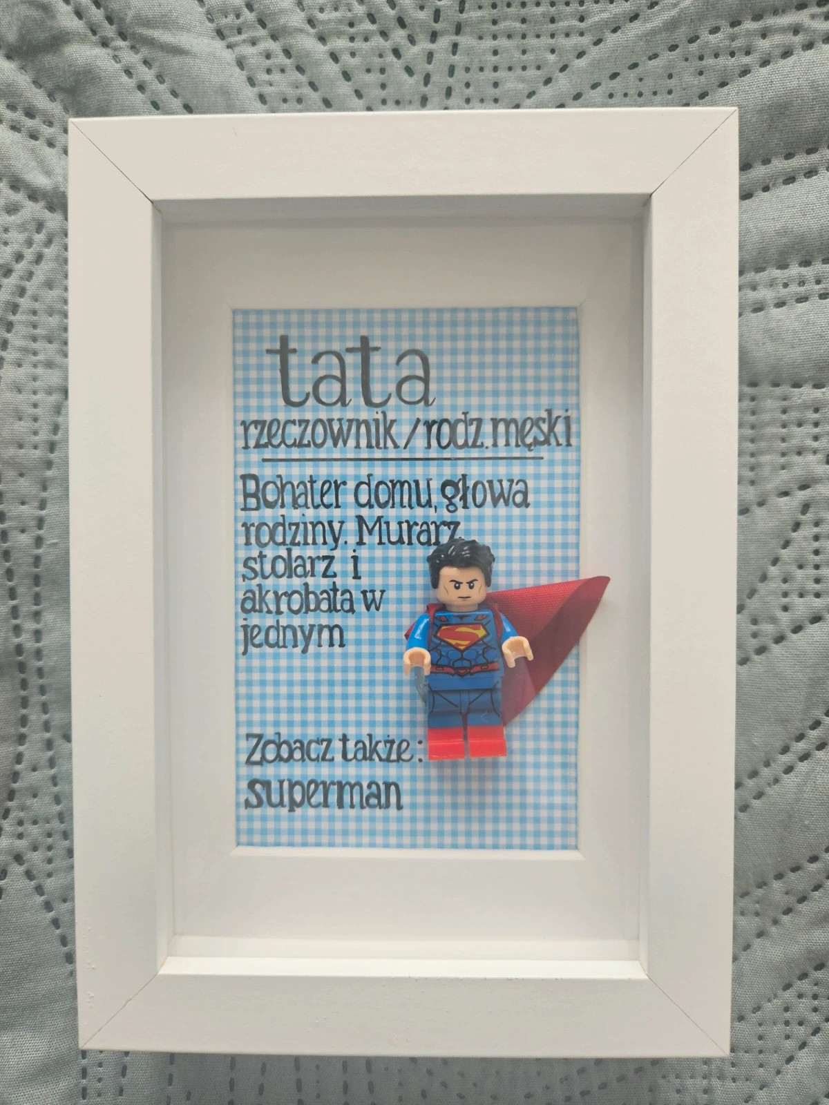 Ramka 3d handmade  personalizowana na dzień  ojca urodziny ślub  rocznicę 10x15