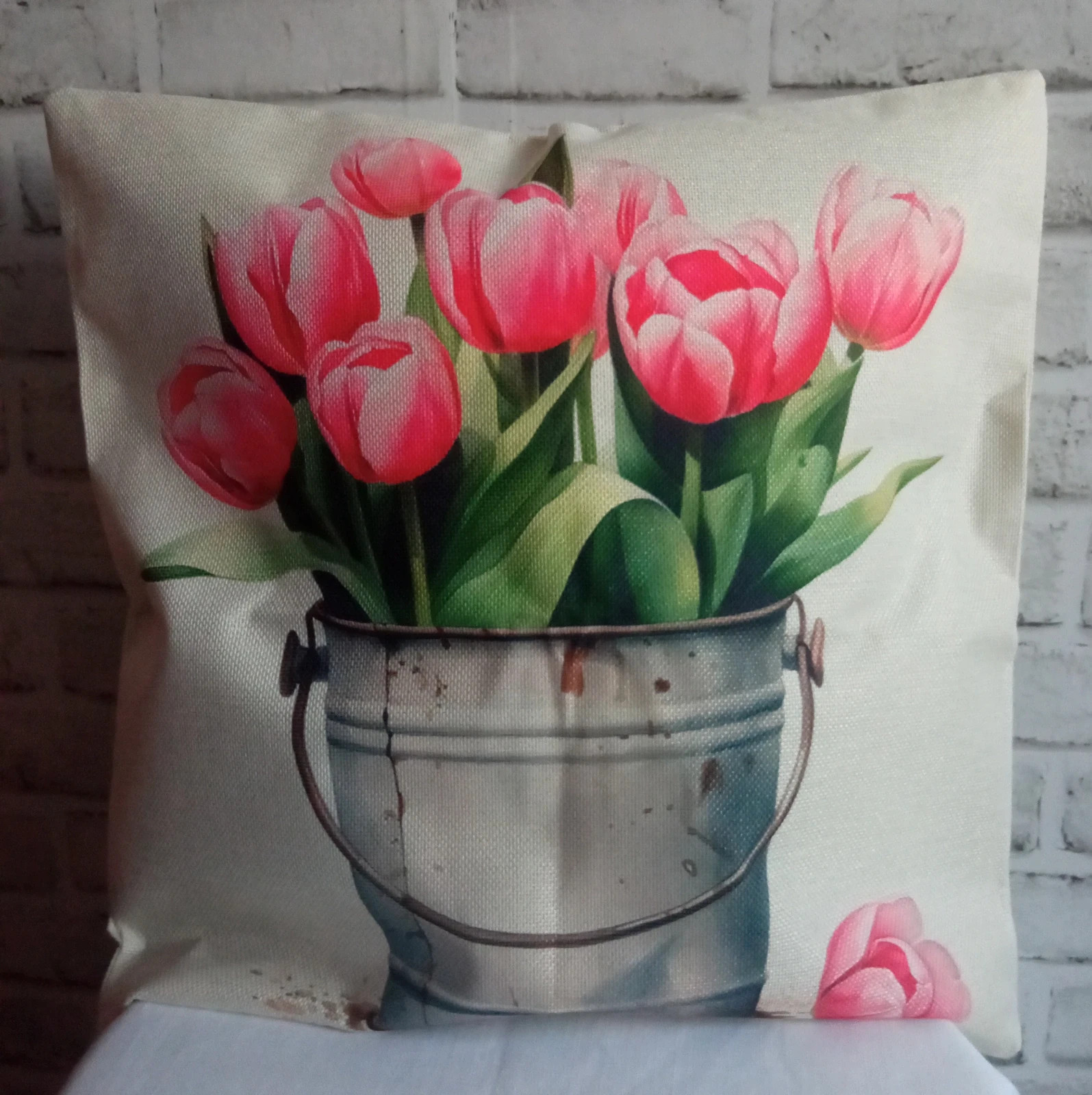 Poszewka na poduszkę tulipany
