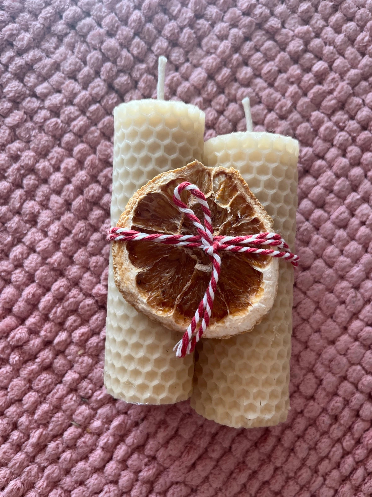 Organic Beeswax Candles