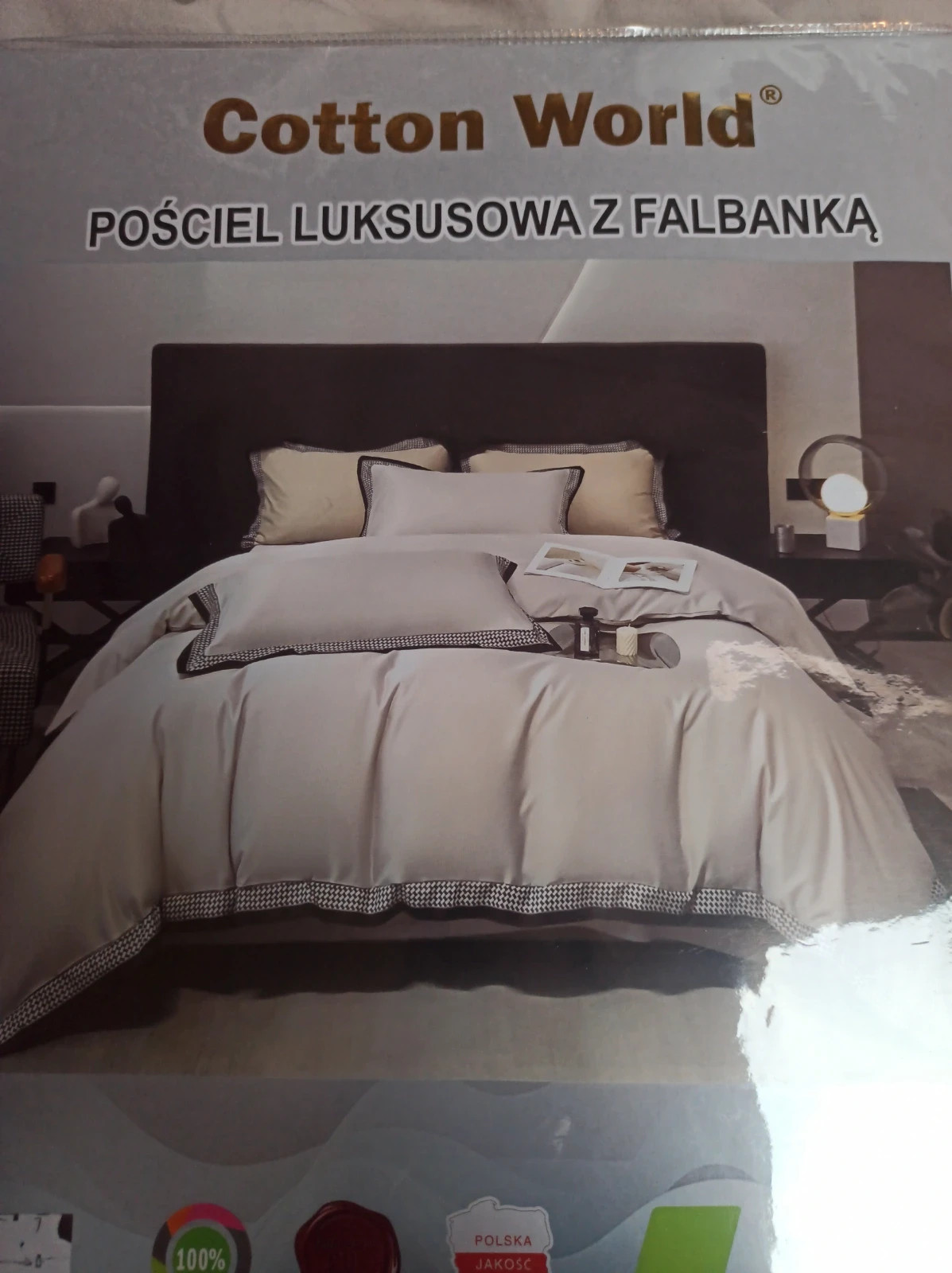 Pościel luksusowa z falbanką