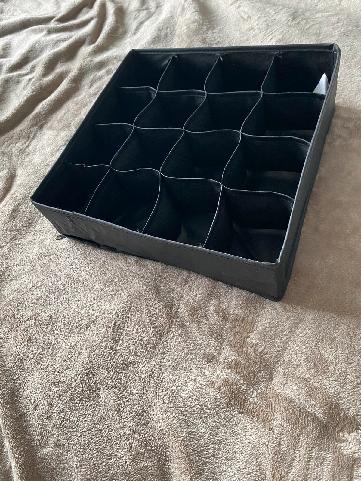 Pudełko przechowywanie do przegródki czarne