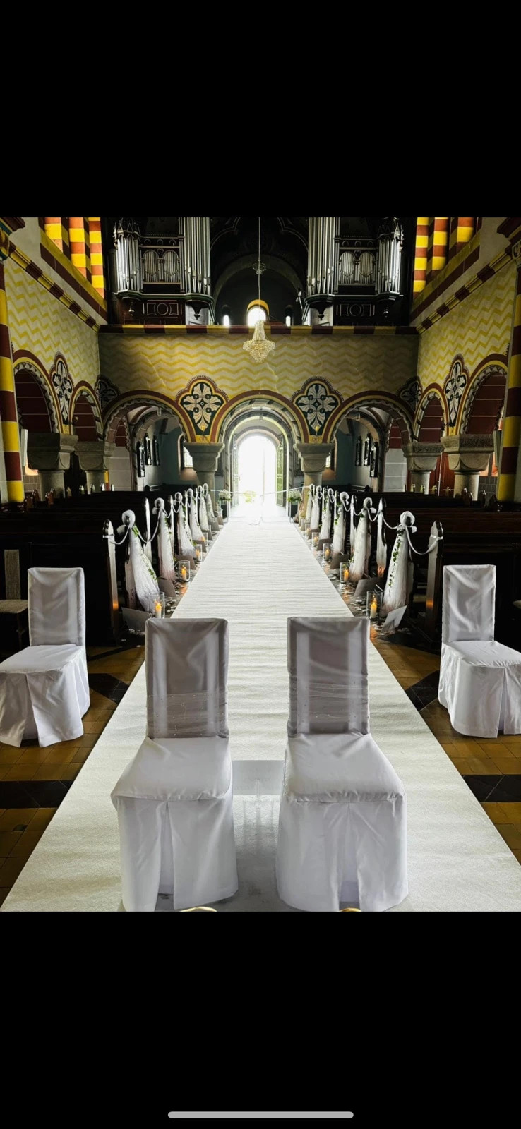 Biały dywan NOWY do kościoła na ślub wesele ślubny