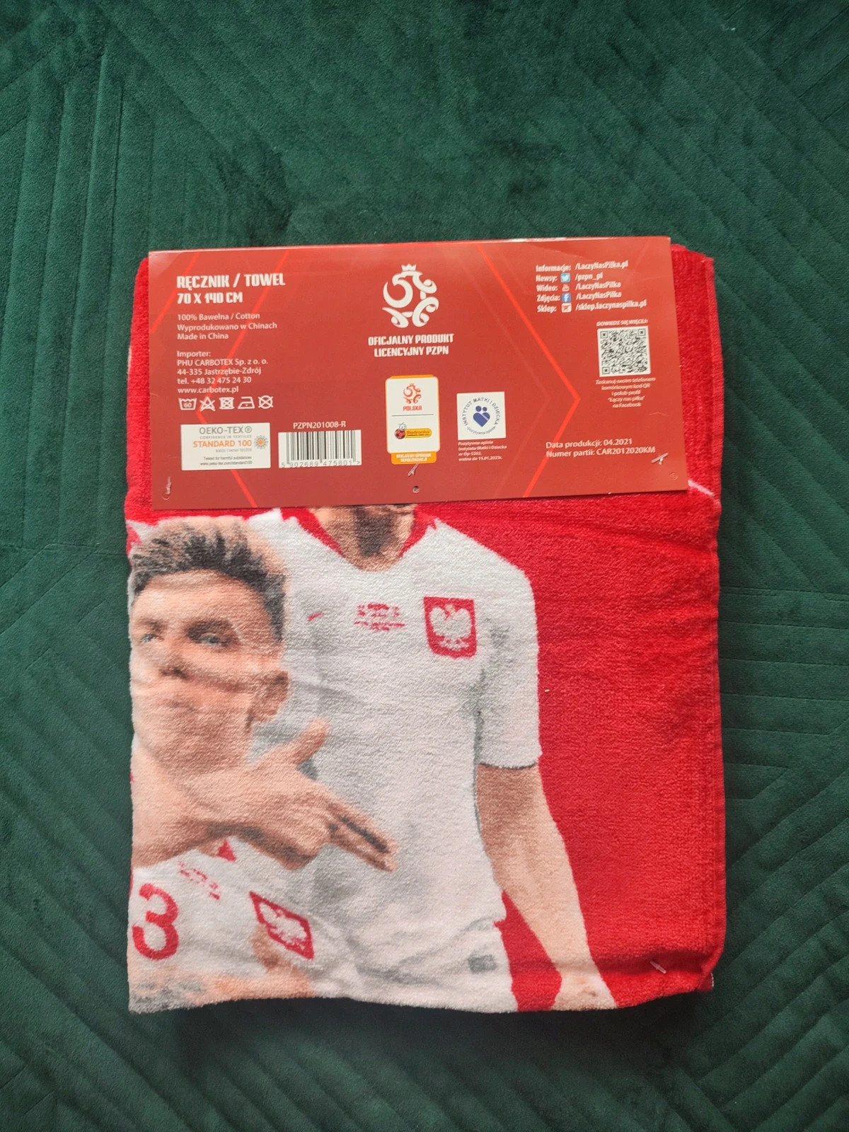 Ręcznik polska reprezentacja oficjalny produkt