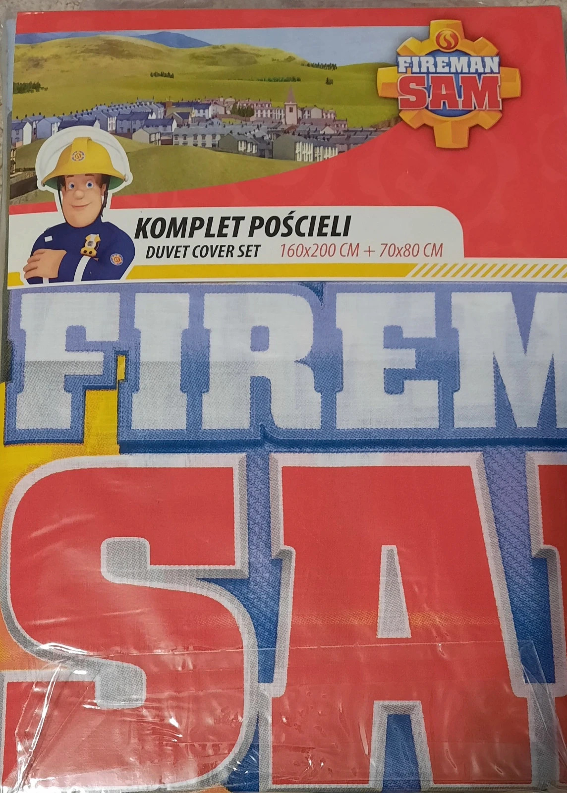 Pościel 160x200 cm Strażak Sam Fireman Sam