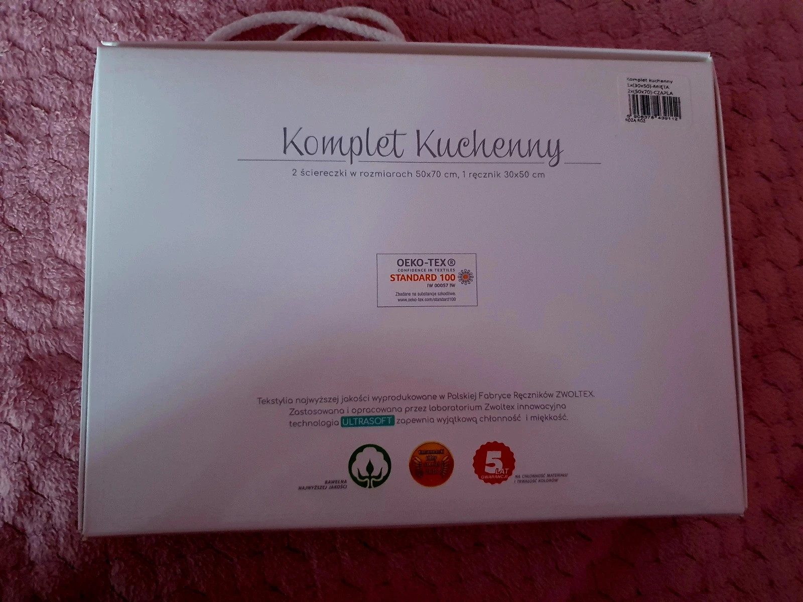 Komplet kuchenny 2 ściereczki i ręcznik