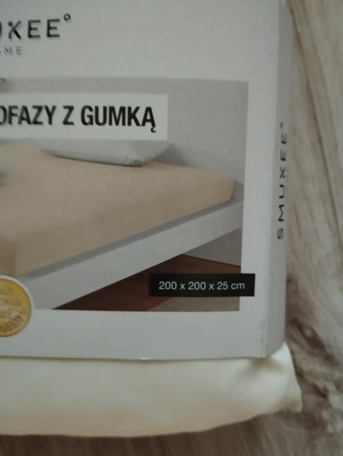 Prześcieradło 2 szt- z gumką 200 x 200