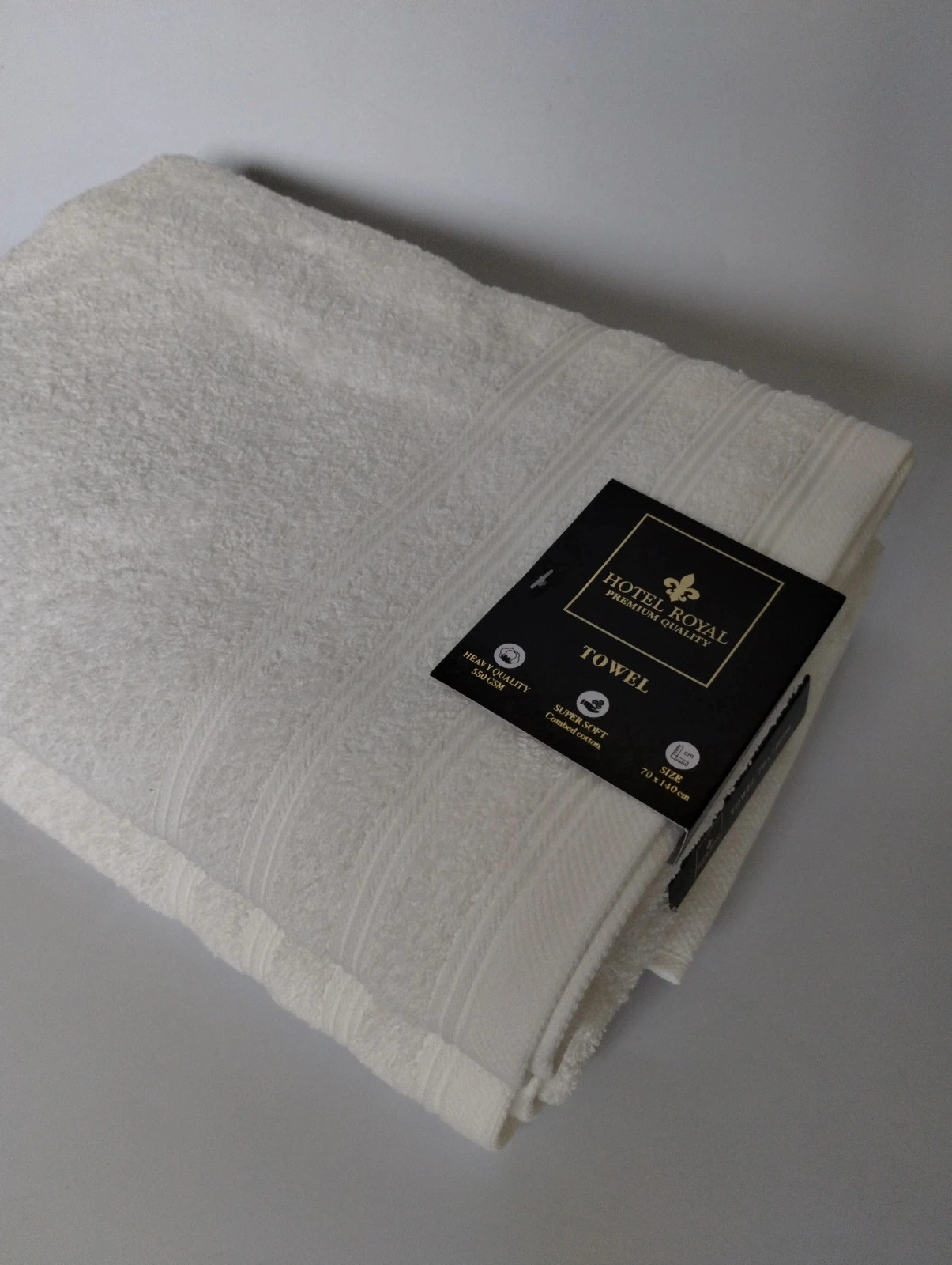 Zestaw 2 ręczników kąpielowych 70x140 grube 550 gram