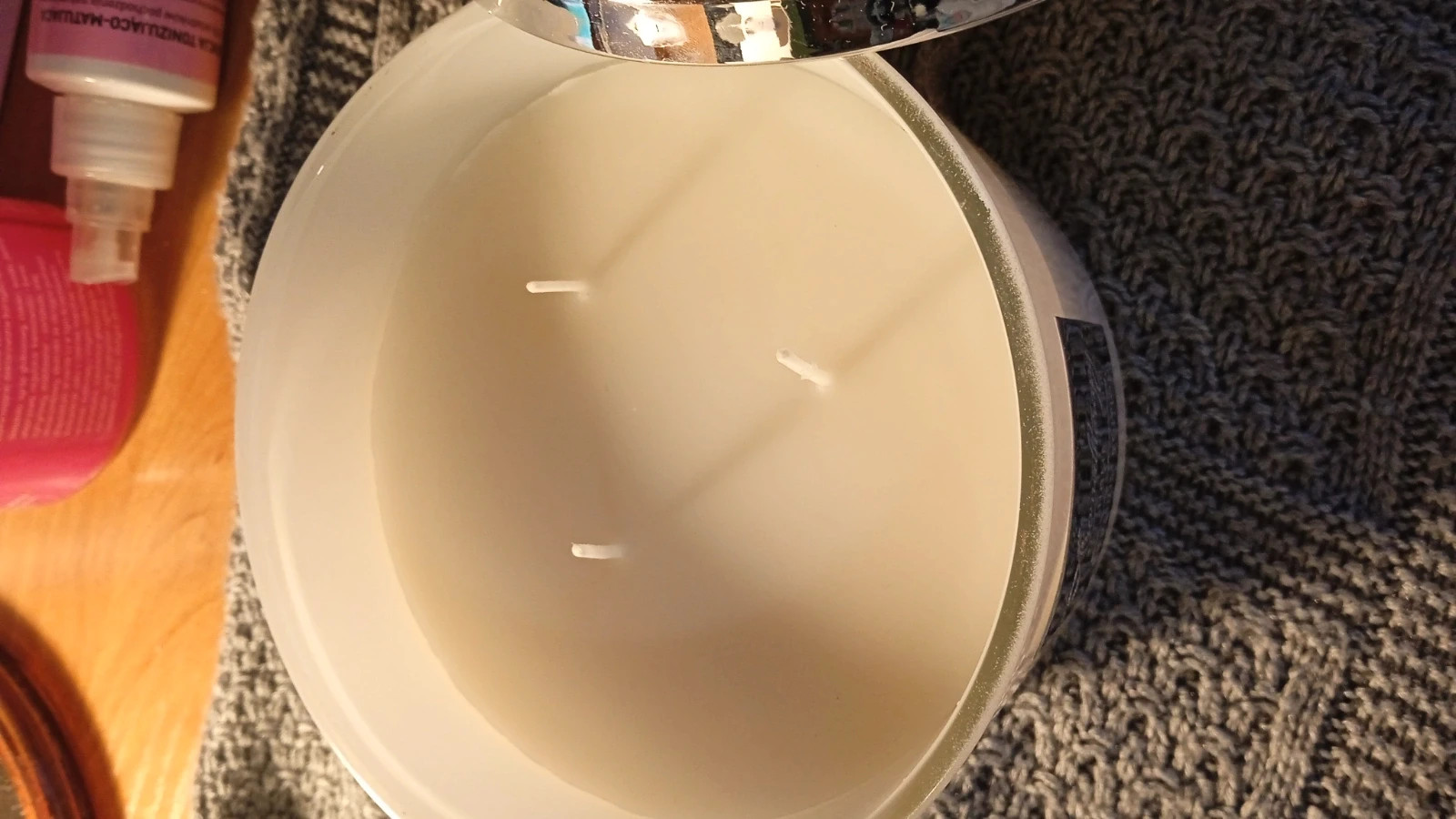 Duża świeczka z trzema knotami aromatherapy home