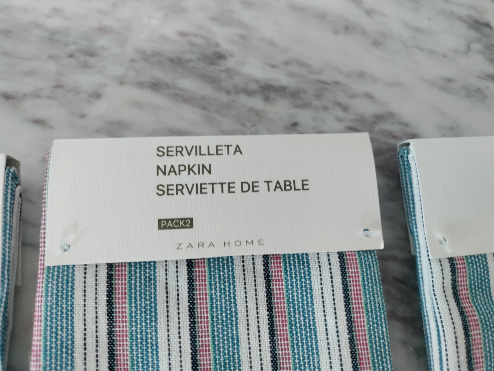 Zara Home serwetniki 6 sztuk