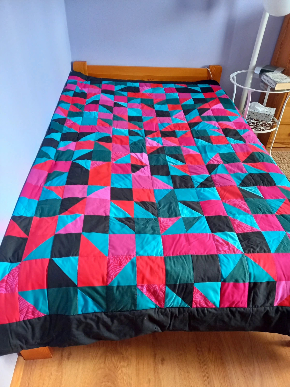 Patchwork  narzuta  na łóżko